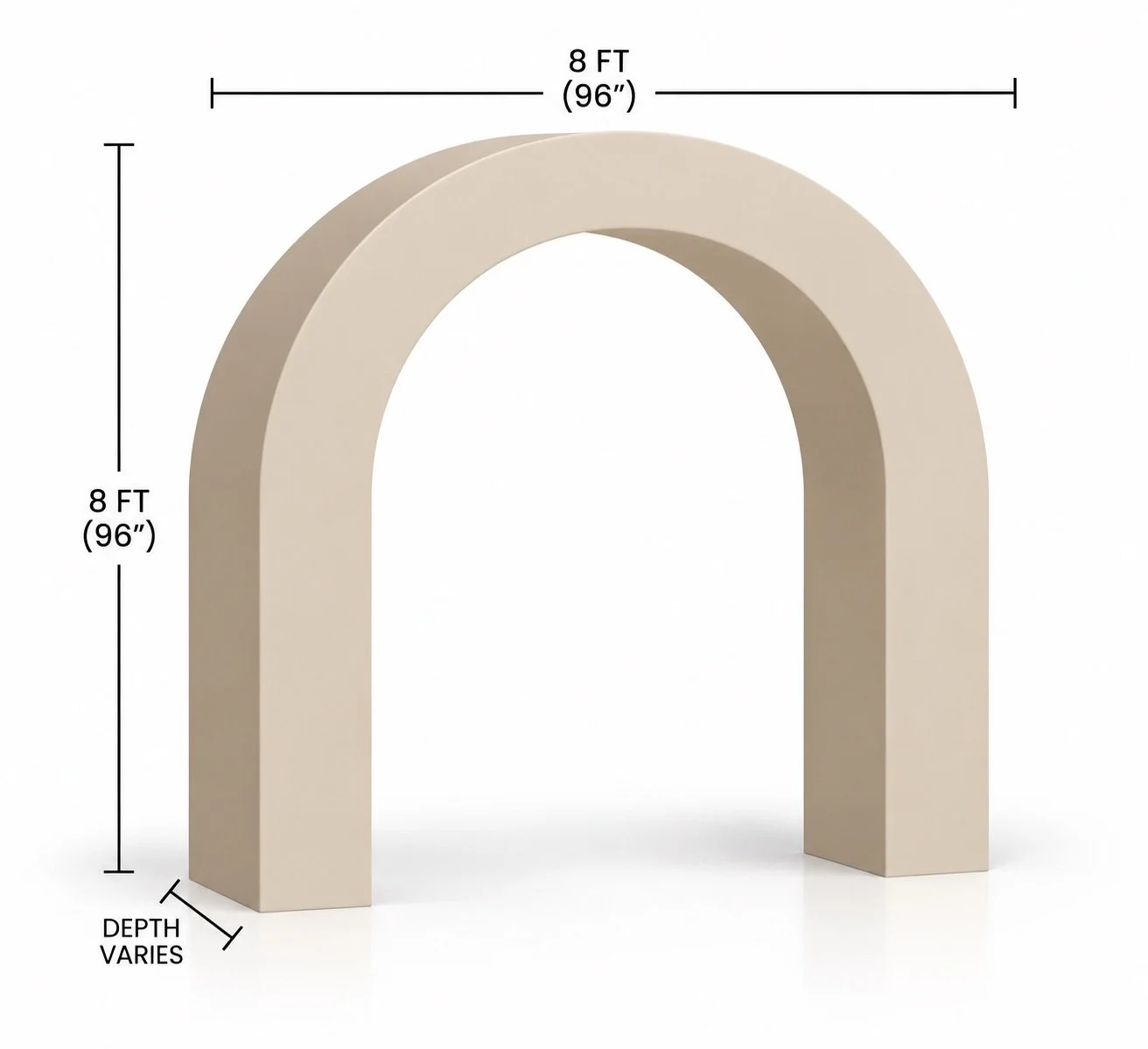 3D Rainbow Drop Arch