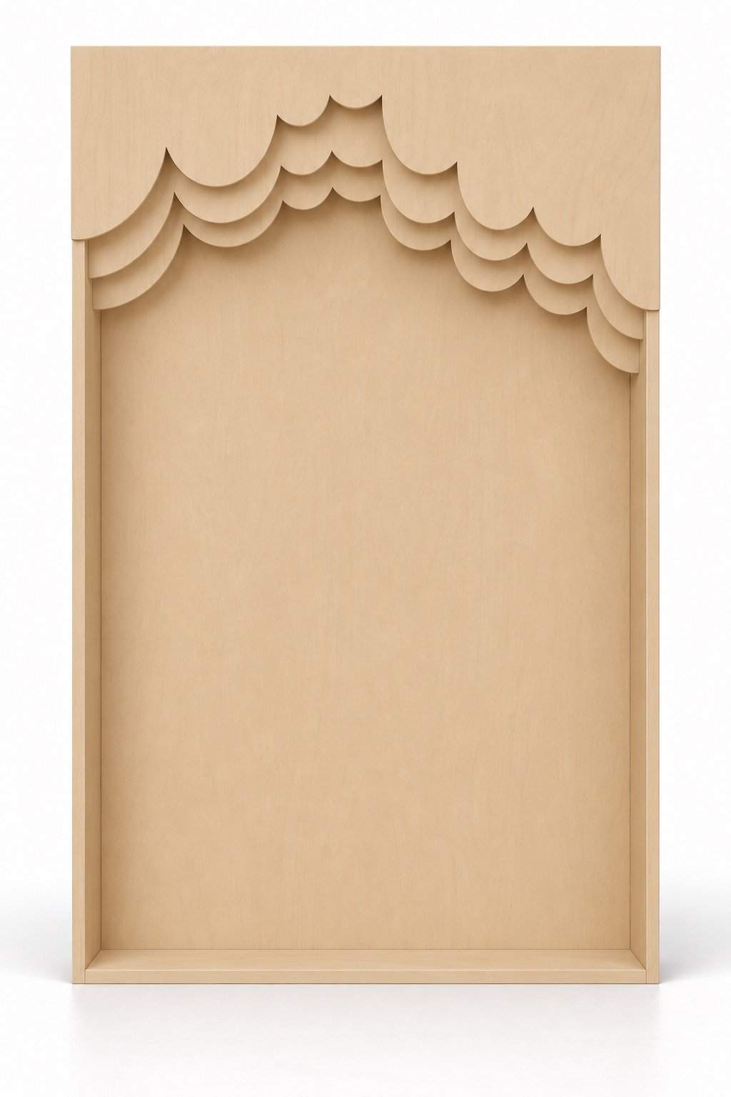 Backdrop with hanging/floating clouds
