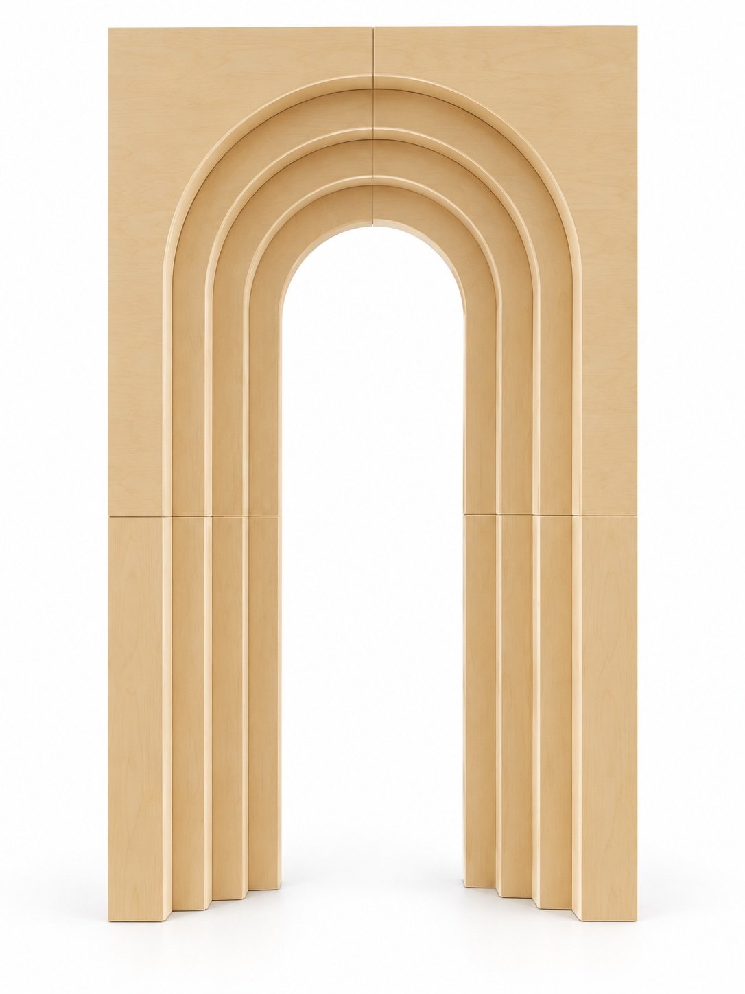 3D Squared Layered Arch