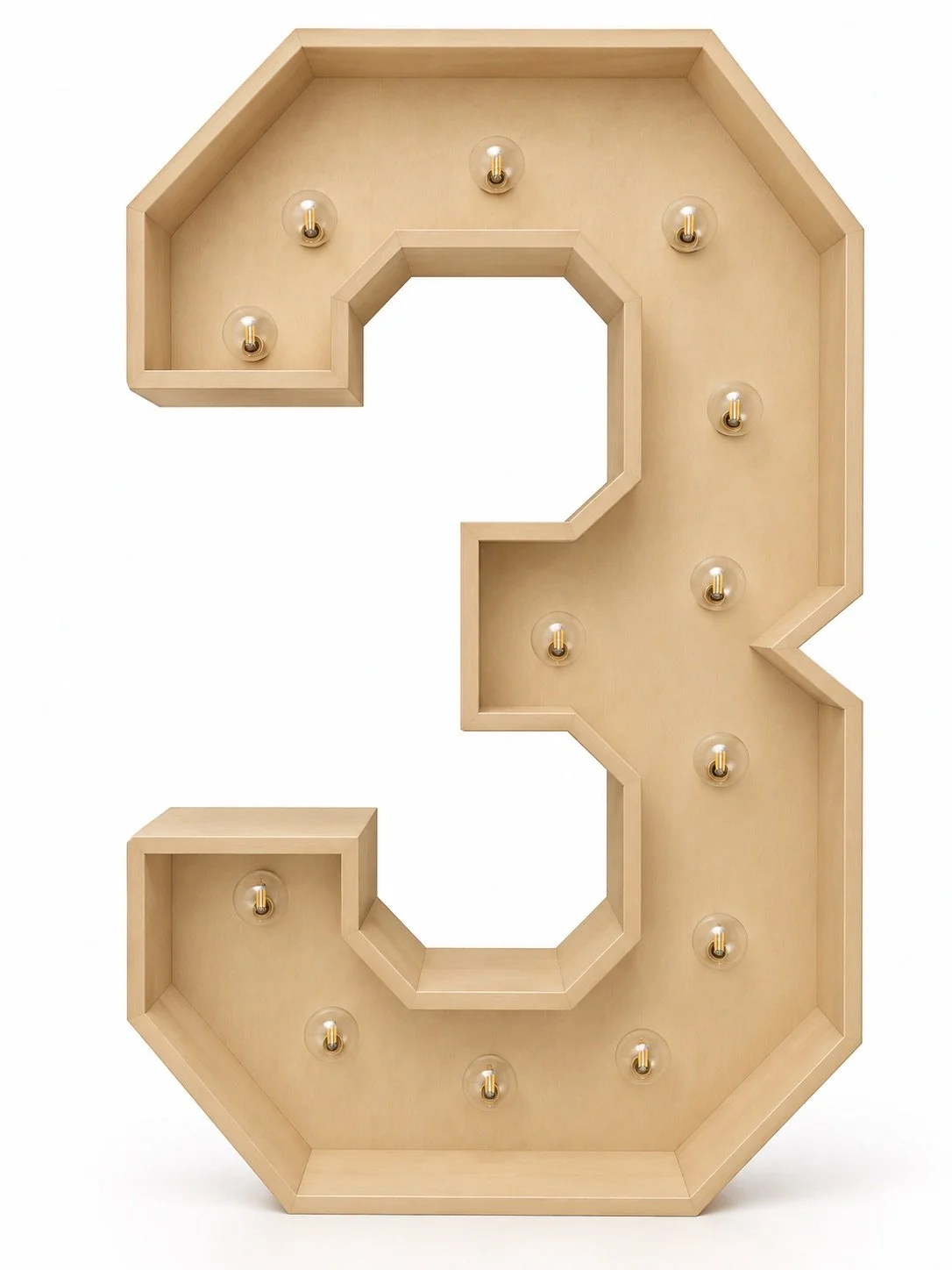 Marquee Numbers and Letters