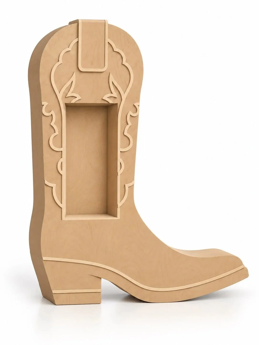 3D Cowboy Boot