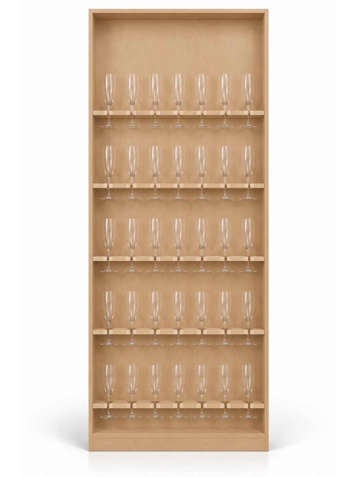 Champagne Wall (Bookcase Style)