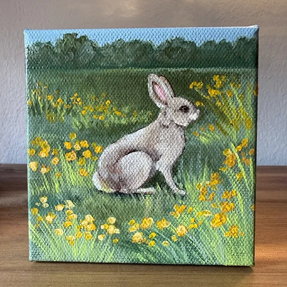 Easter Bunny on the Farm