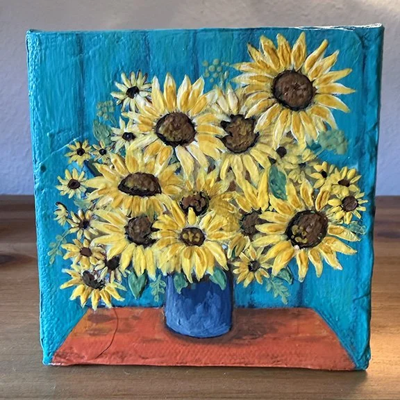 Sunflowers and Black Eyed Susans