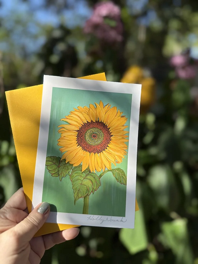 AUGUST - The Sunflower (Previously released print)