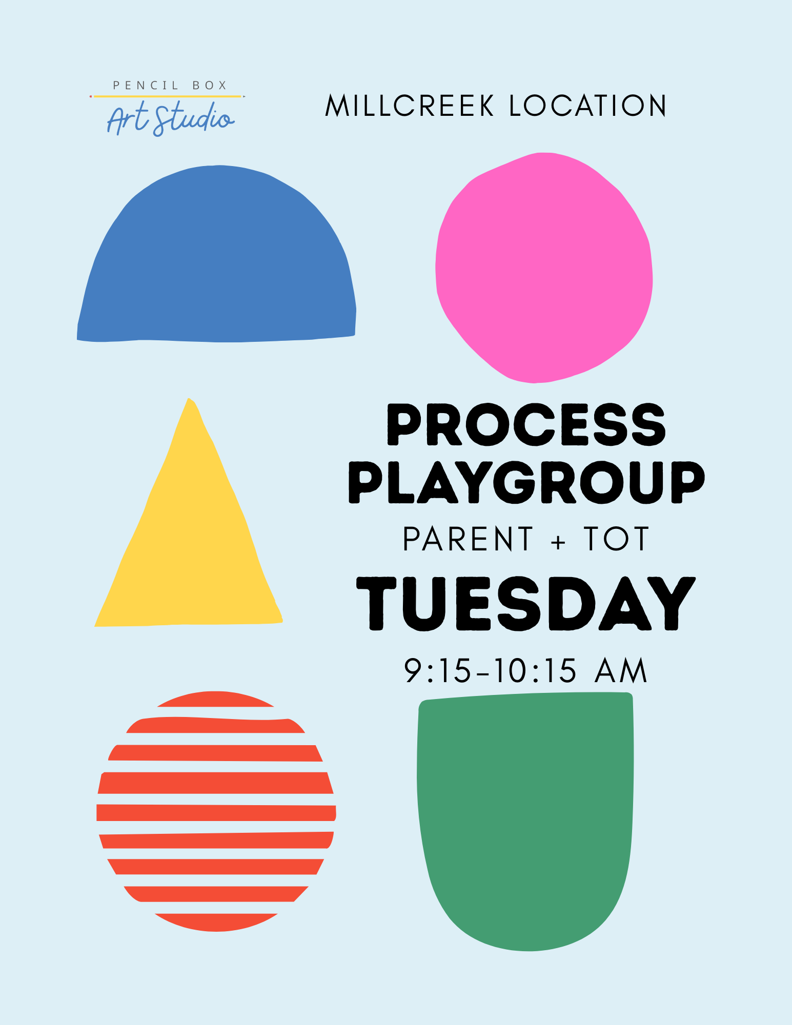 Tuesday, 9:15-10:15 am: Process Play Group- Parent + Tot (Fall 2026)
