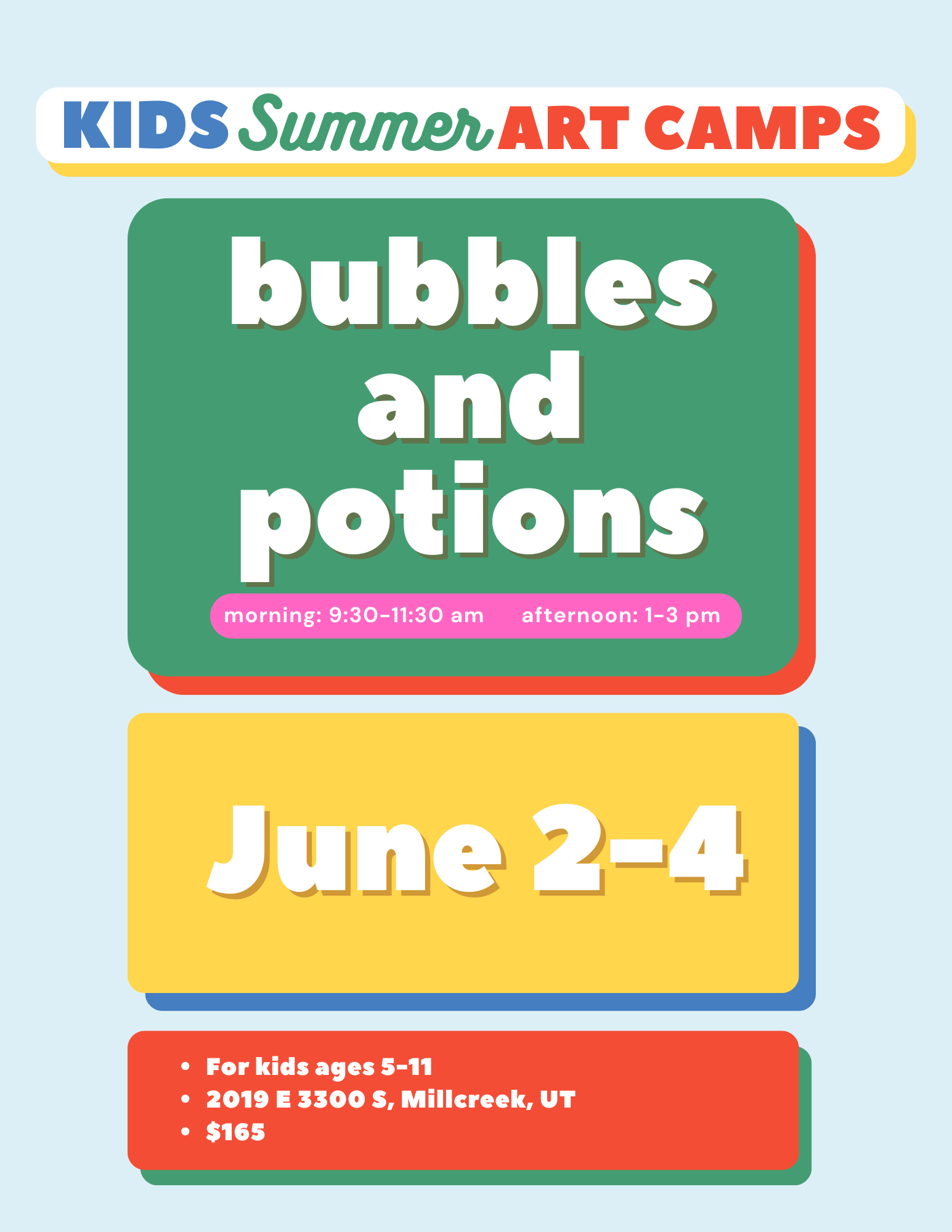 Bubbles and Potions | June 2-4