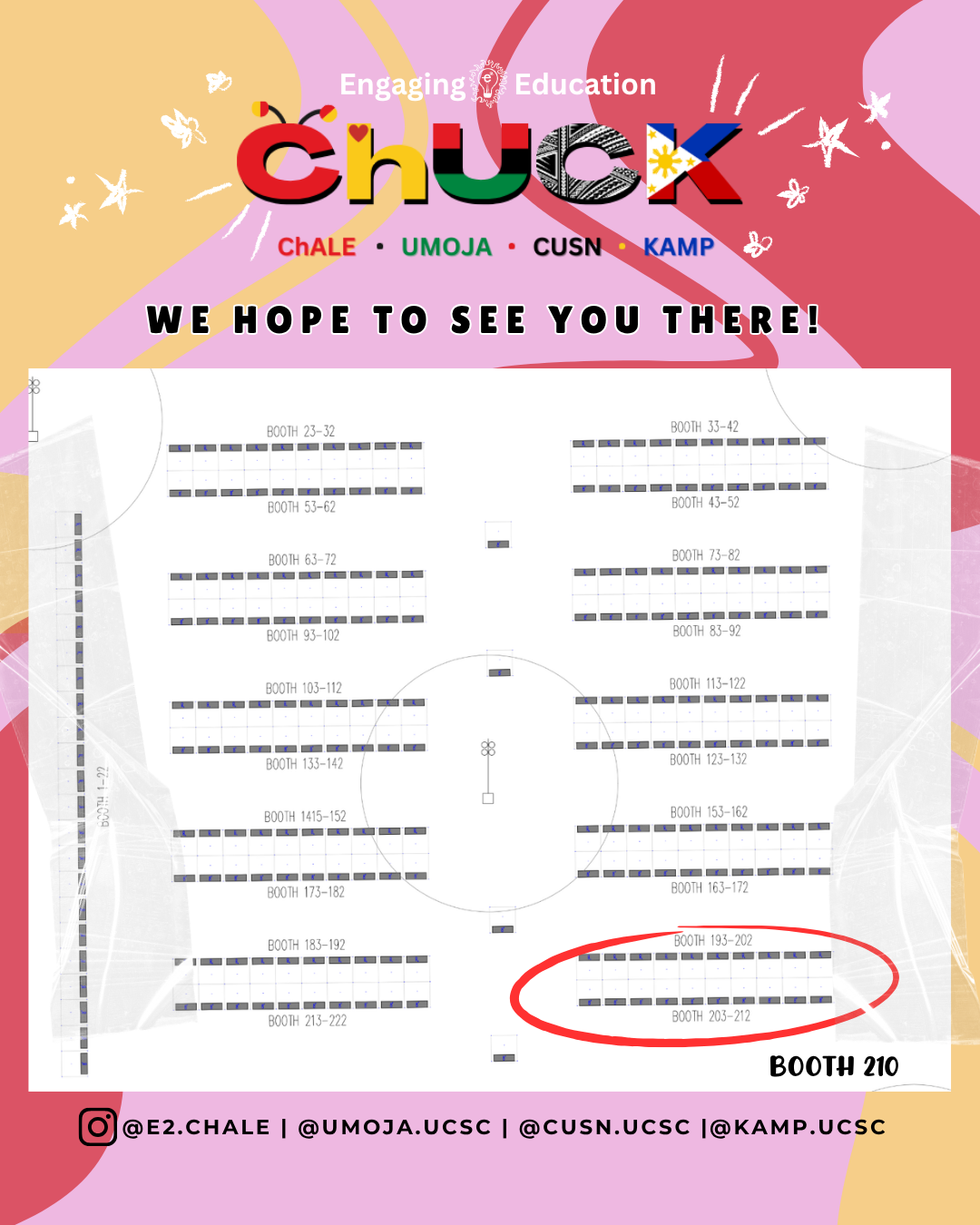 ChUCK Tabling at Booth 210