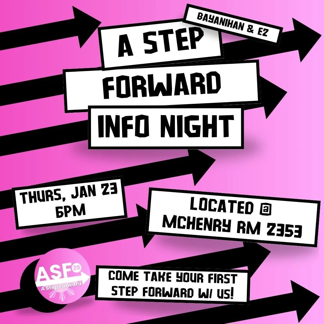 A Step Forward (ASF) Info Night