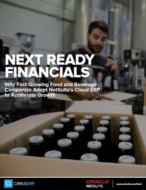 Why Growing Food and Beverage Companies Adopt NetSuite