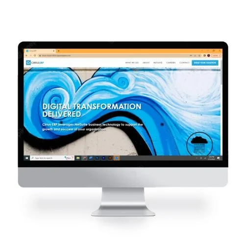Introducing The New  Cirrus ERP Website