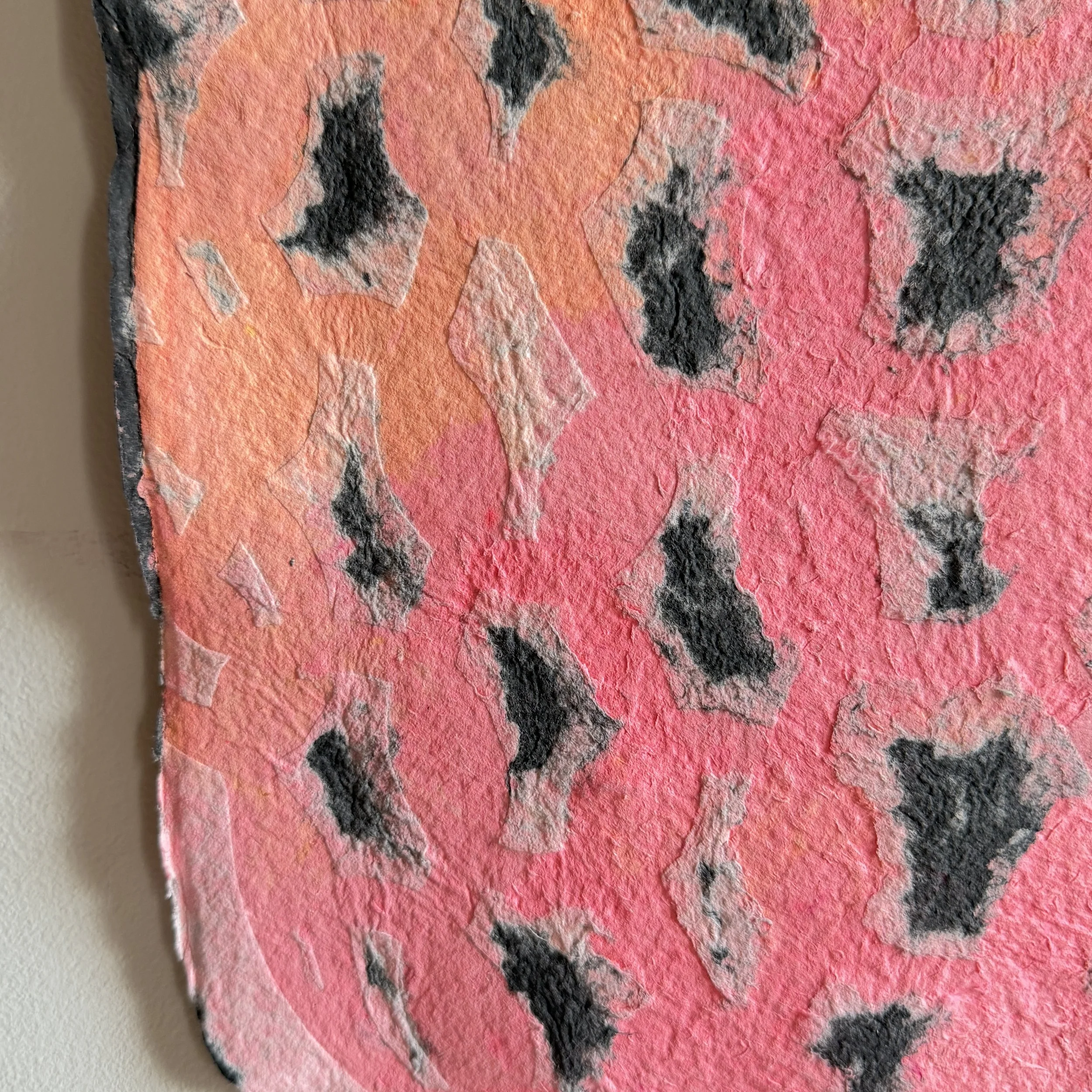 Accelerant I 2025  Handmade cotton paper (detail)