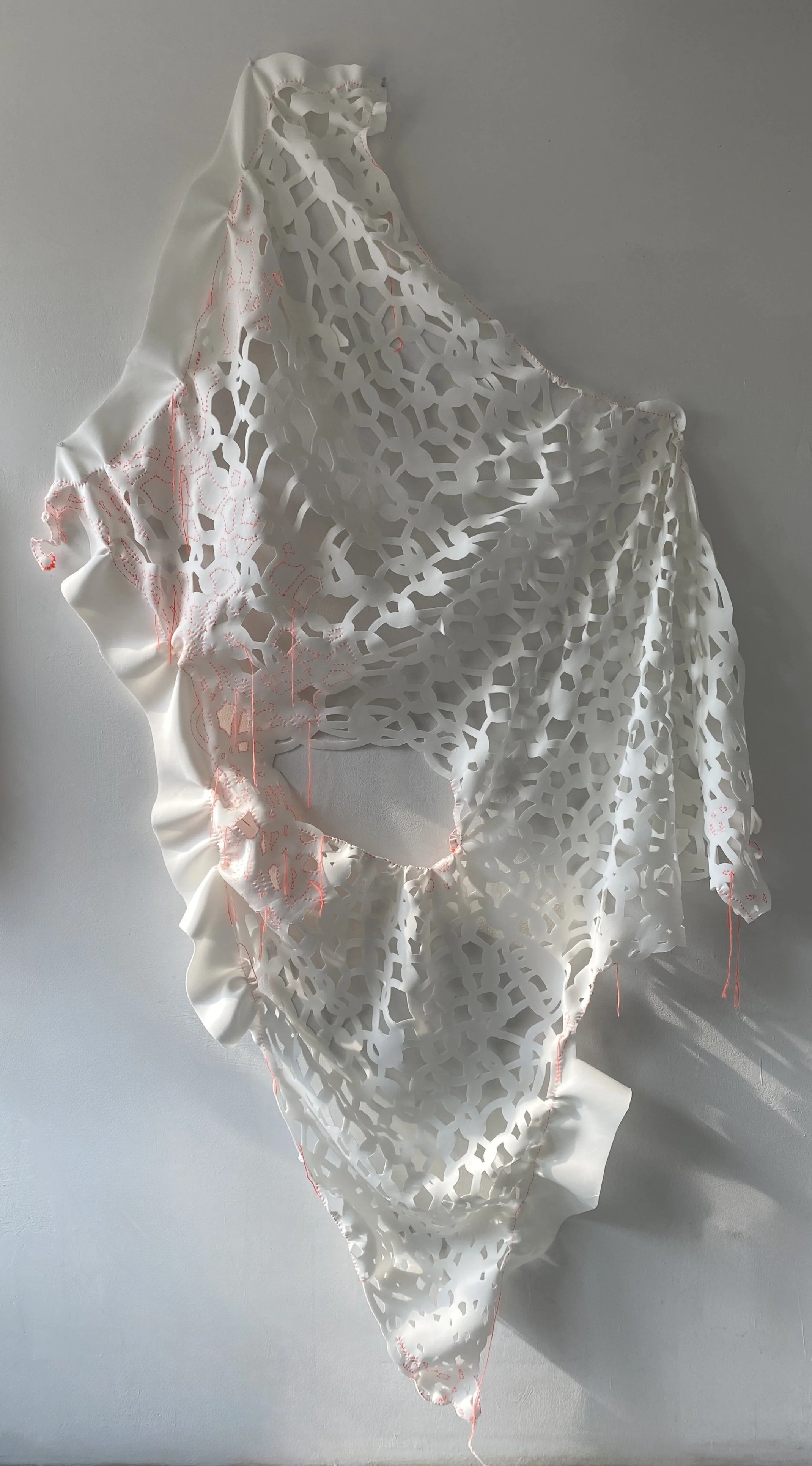 Spellbound I 2025 Neoprene, cotton floss