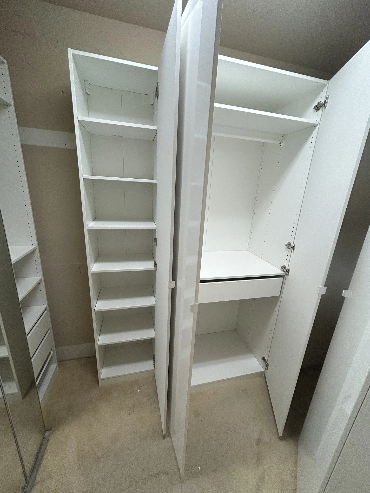 Closet Cabinet Install