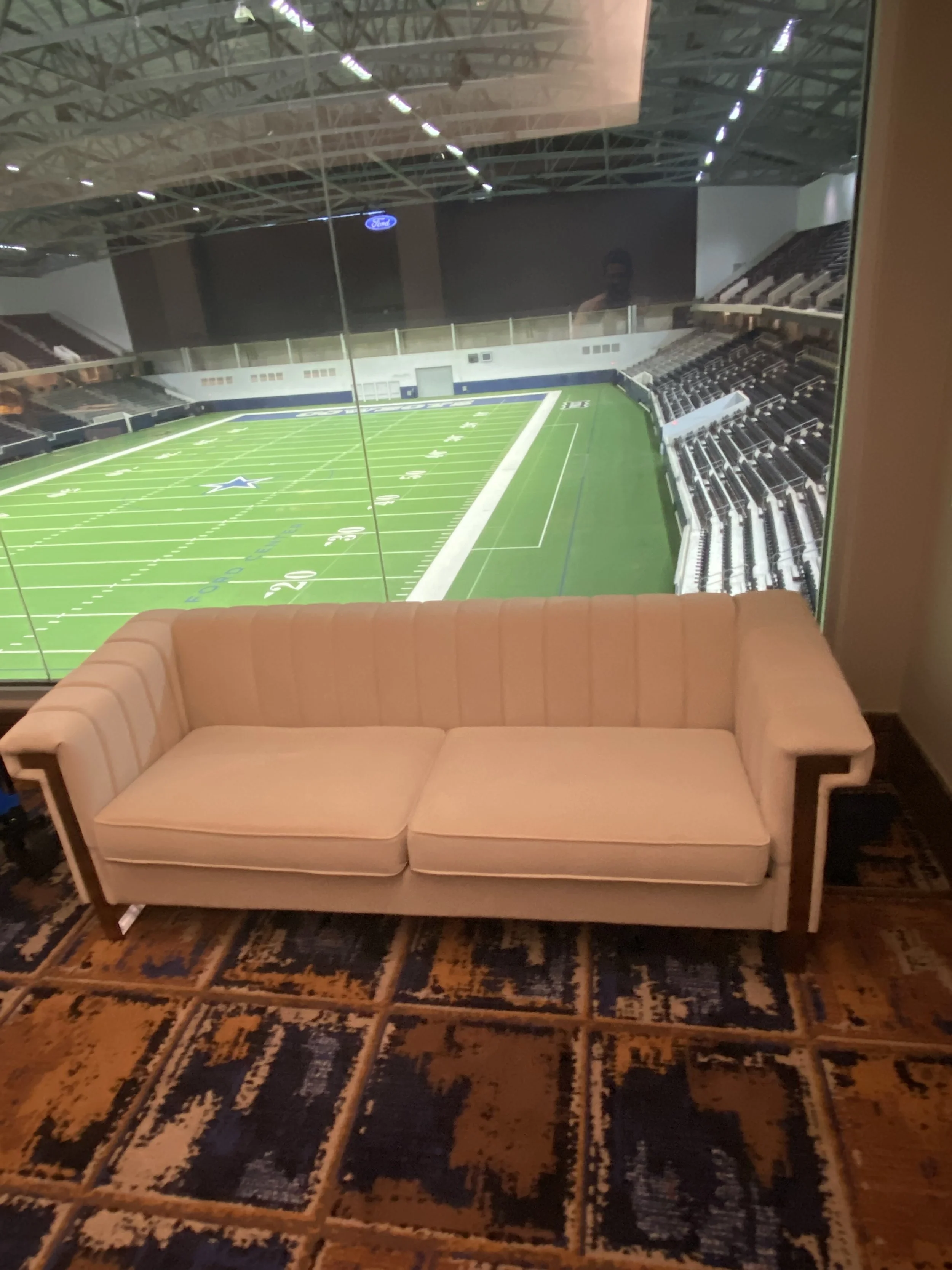 Assembled Couch at Omni Hotel