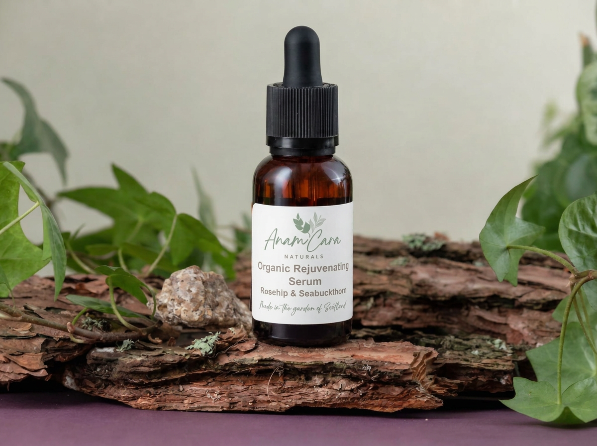 Organic Rejuvenating Face Serum - Rosehip & Seabuckthorn (30ml)