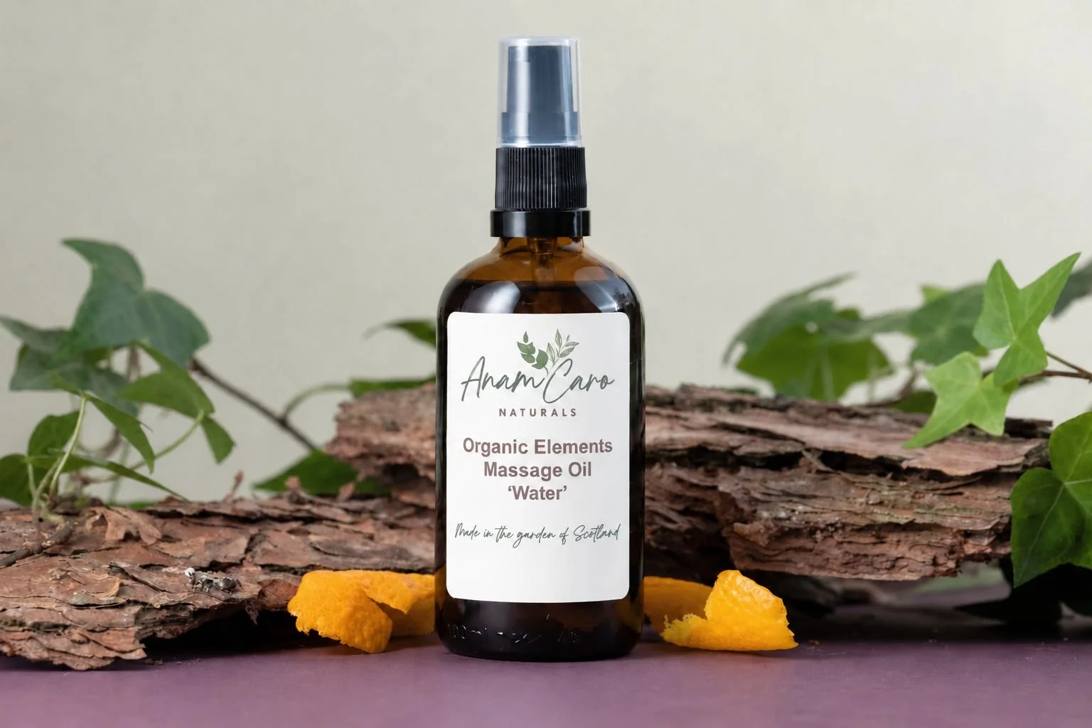 Organic Elements Massage Oil - Water (200ml)