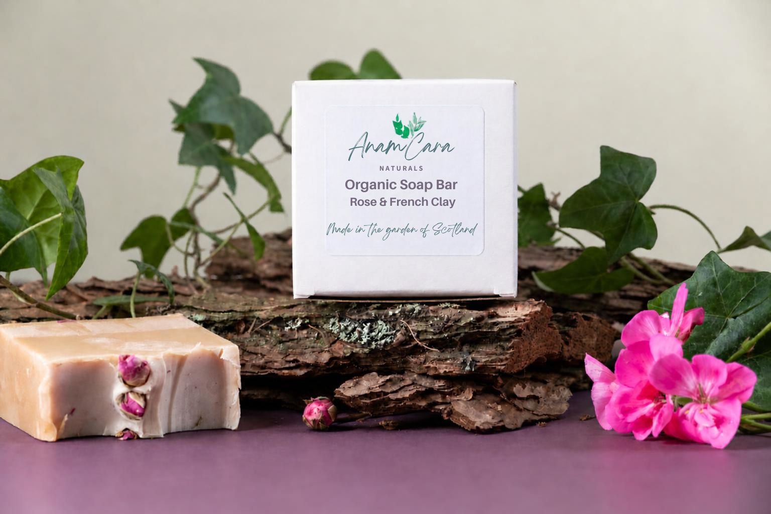 Organic Soap Bar - Rose & French Clay