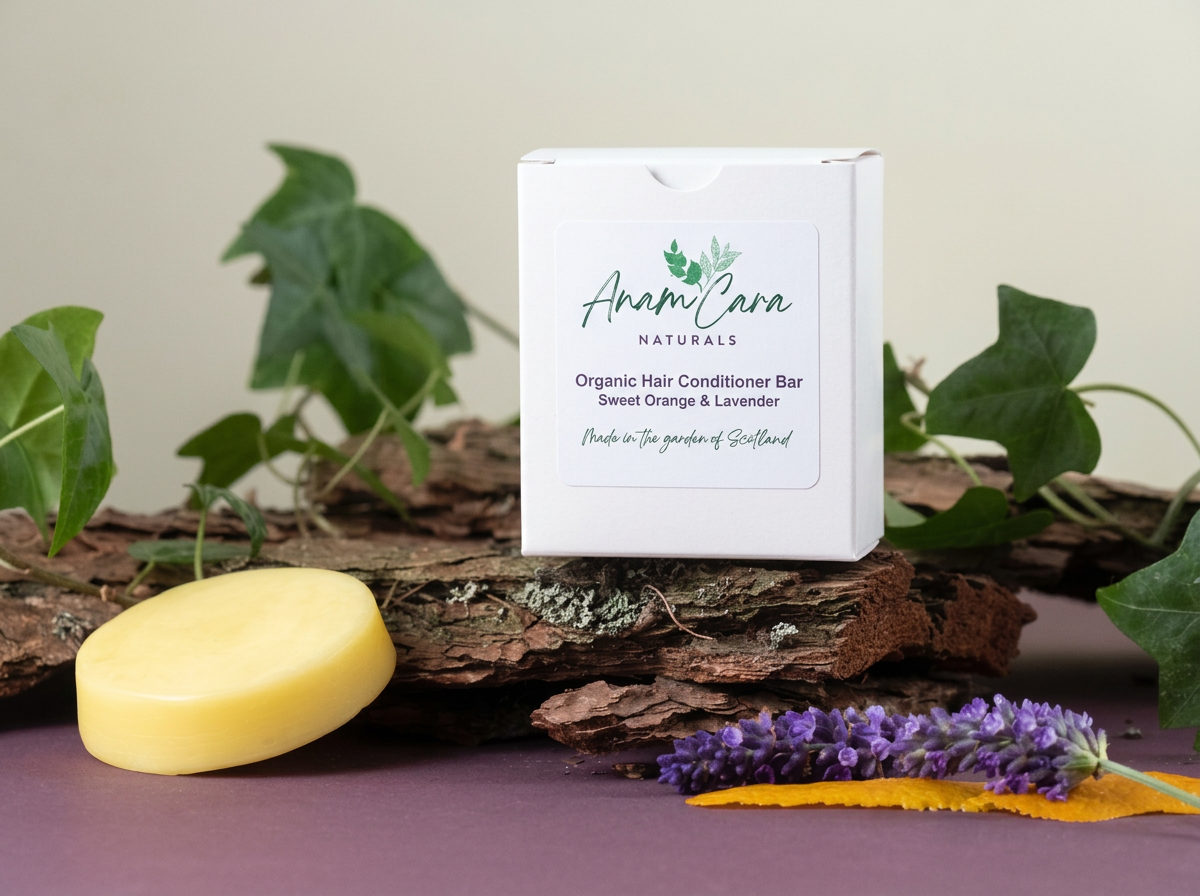 Organic Hair Conditioning Bar - Sweet Orange & Lavender
