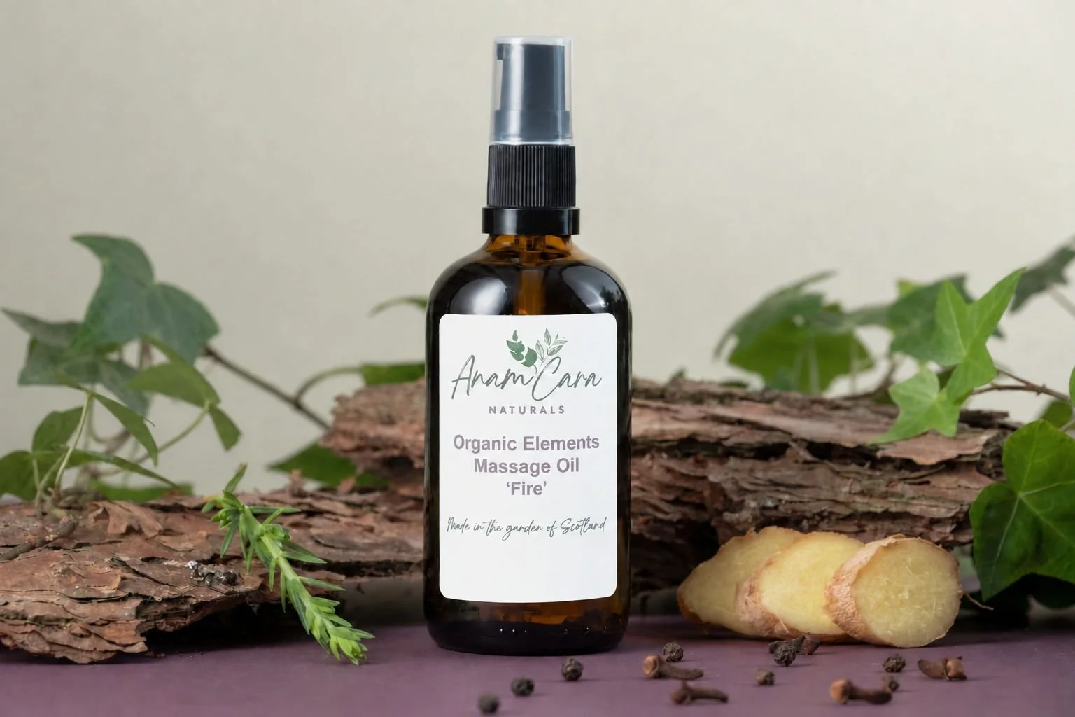 Organic Elements Massage Oil - Fire (200ml)