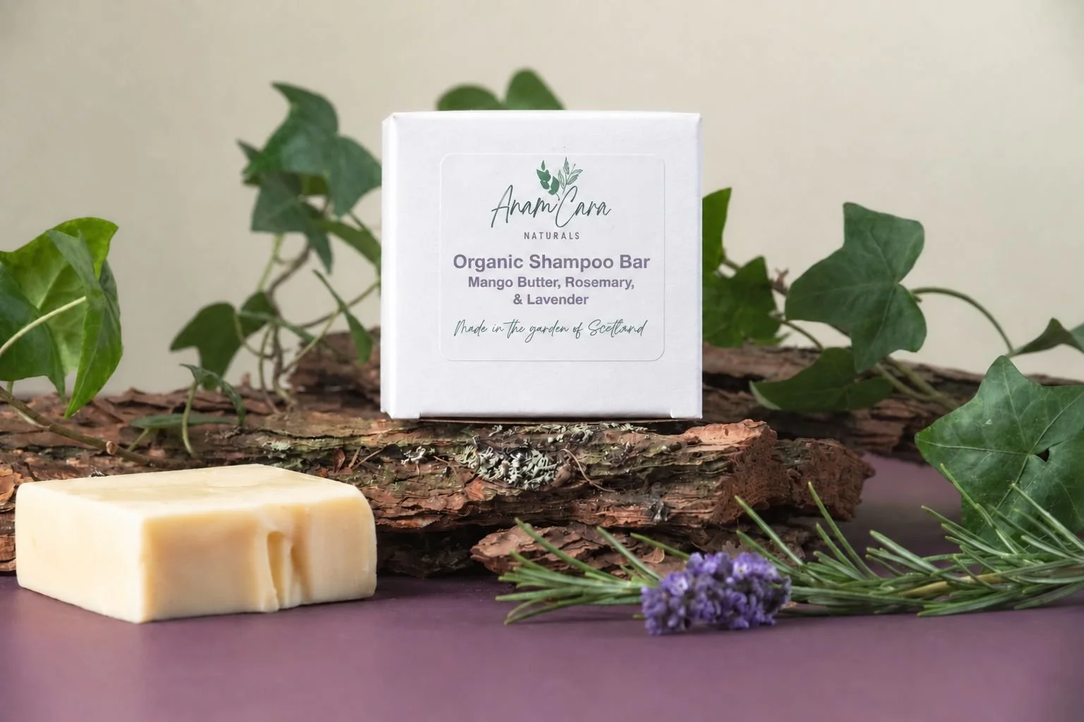 Organic Shampoo Bar - Rosemary & Lavender