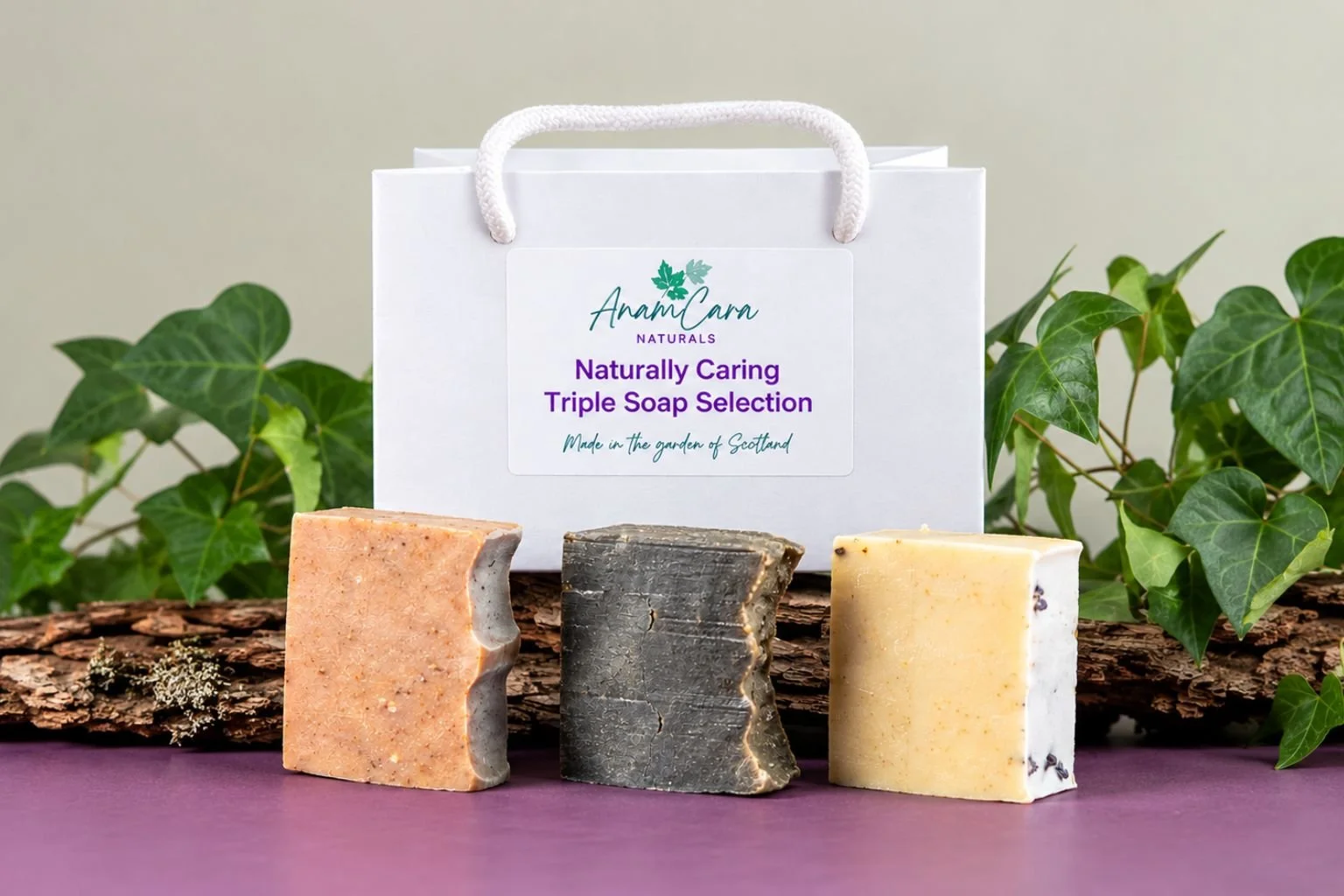 Organic Triple Soap Selection Box