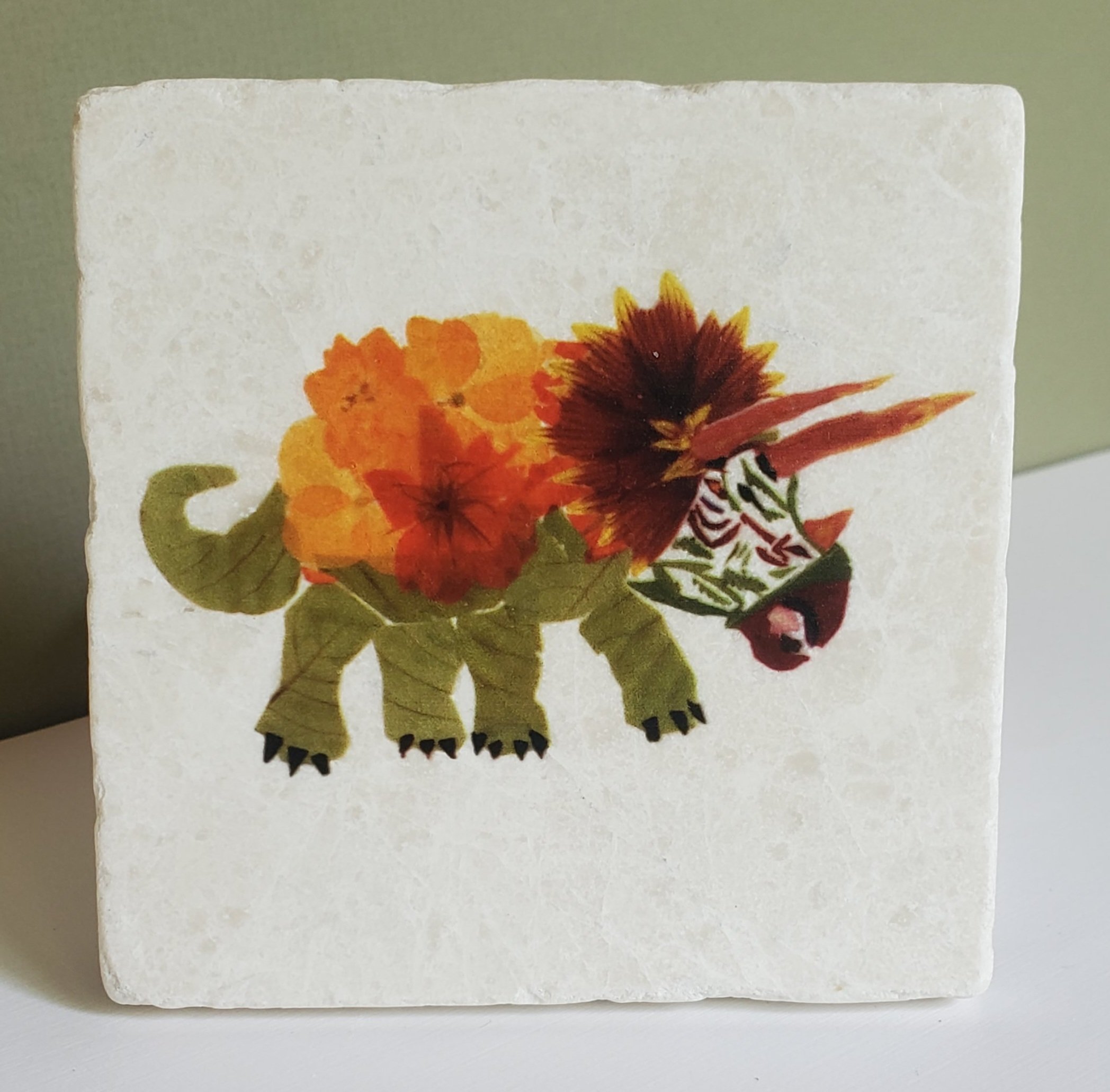 Triceratops marble coaster.jpg