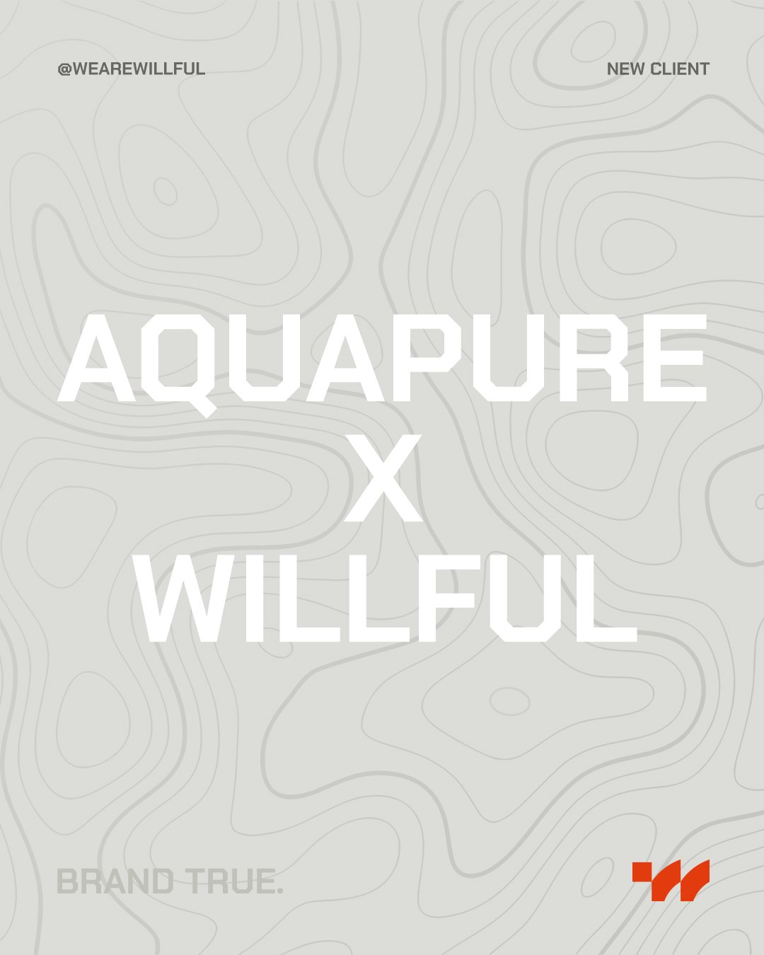 NEW CLIENT: We're excited to join forces with AquaPure to help strengthen its visual brand and product website.
@aquapureenterprises 

#newclient #brandtrue #madebywillful #branding #branddesign #brandagency