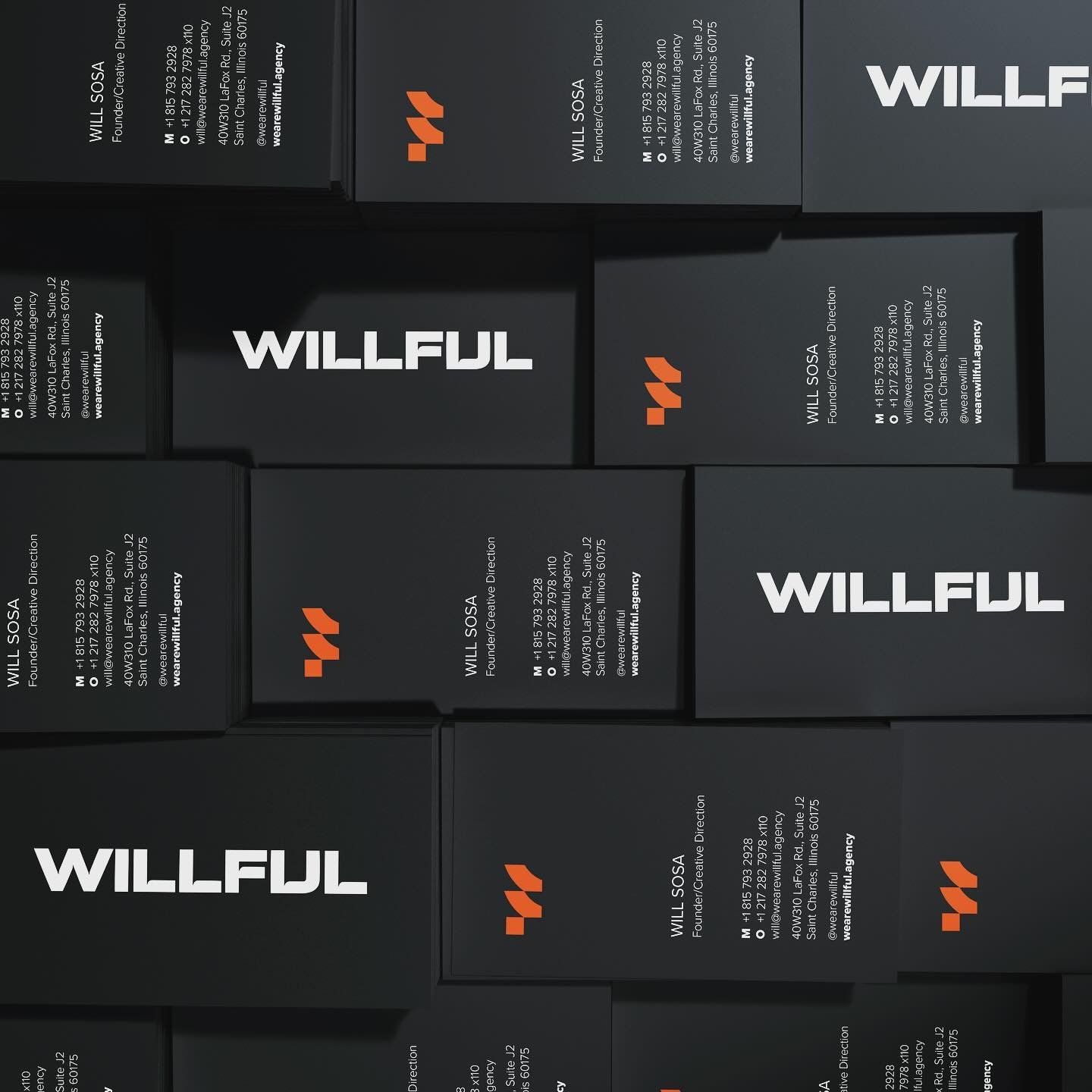 Introducing the new Willful. #rebranding #madebywillful #brandidentity #brandagency #paintitblack #backinblack