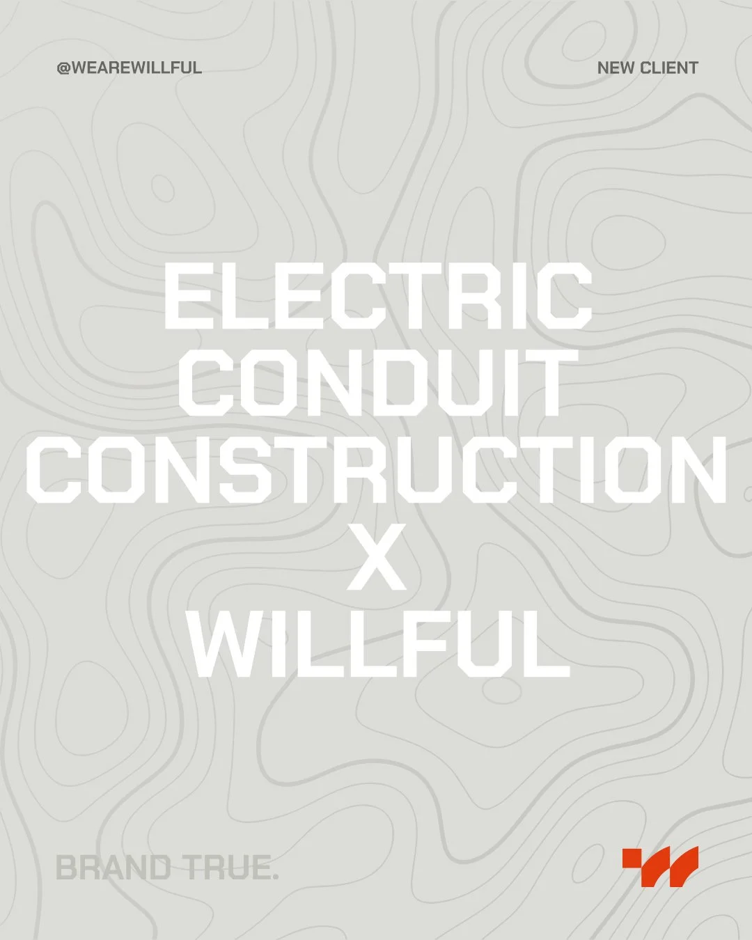 NEW CLIENT: Electric Conduit Construction x Willful

We're off to a great start in 2026, with the addition of several new clients, including Electric Conduit Construction. We're thrilled to welcome them to our roster and are ready to get to work. Sta