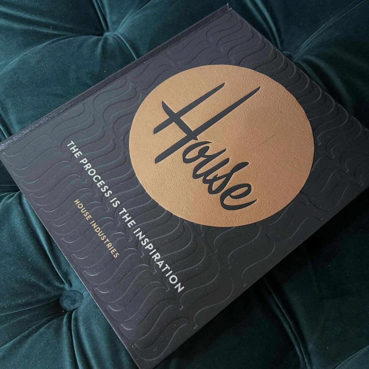 From the studio/currently reading: The process is the inspiration.
@houseindustries
