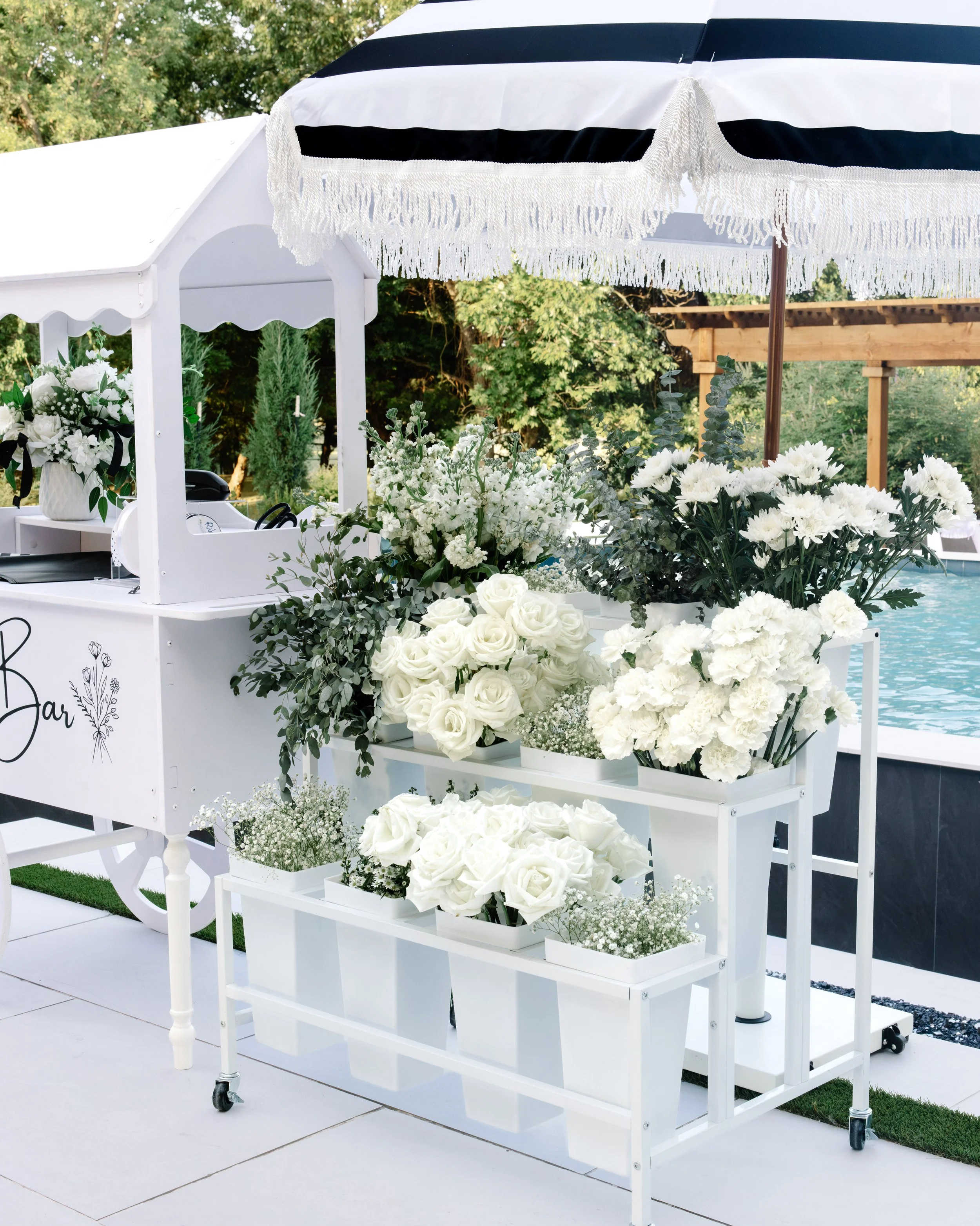 Flower Bar Display Stand