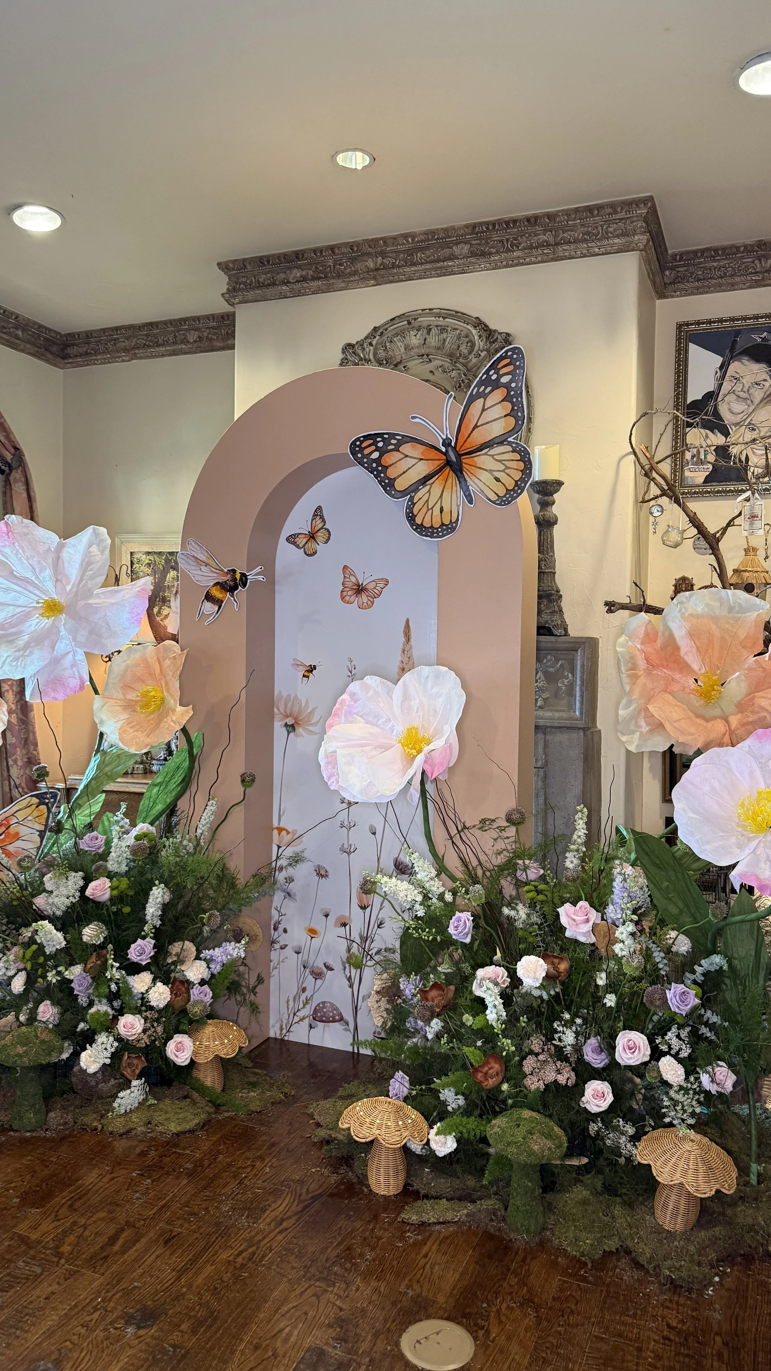 3D Open Arch Panel Backdrop 7.5'