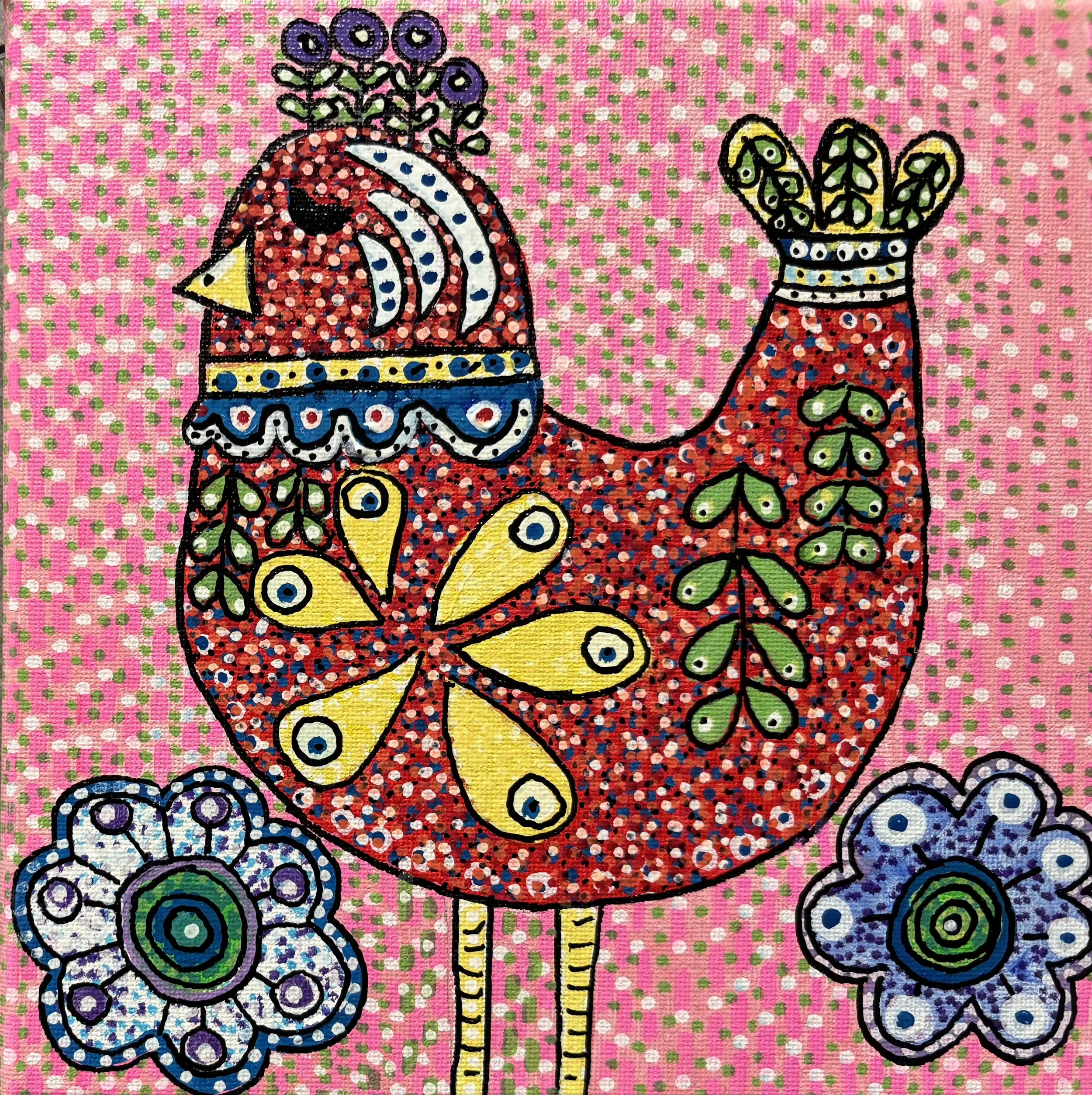Work It Girl-  8x8, $100.00