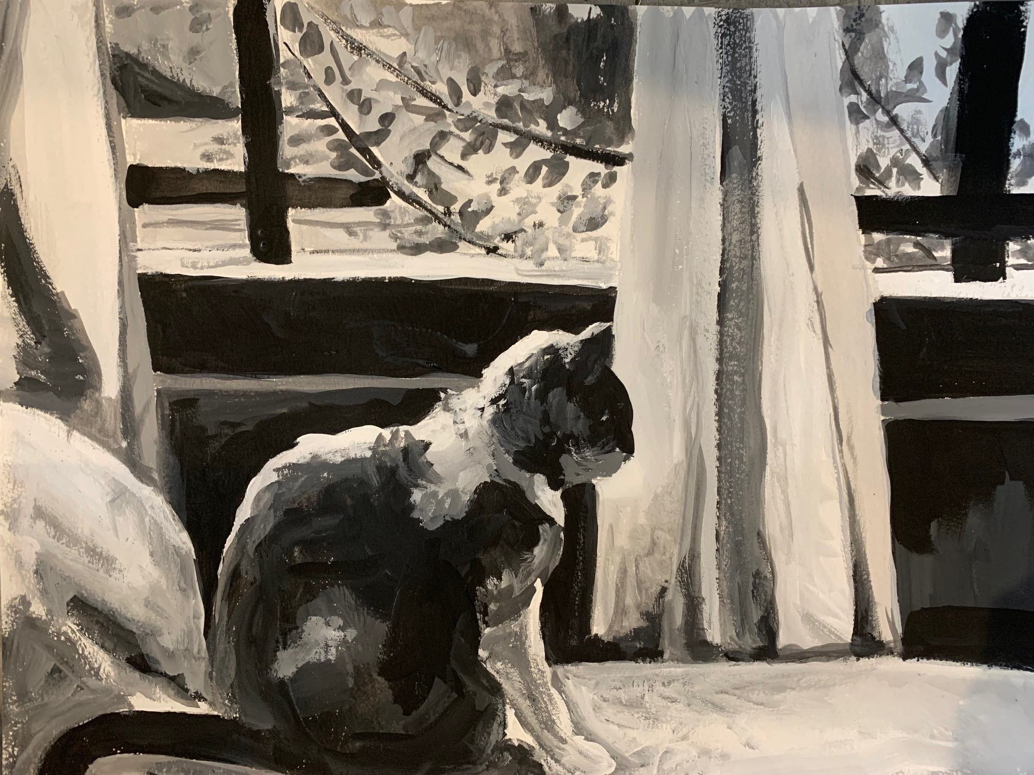 Peaceful, Original Acylic Painting, Barbara H Greenwood