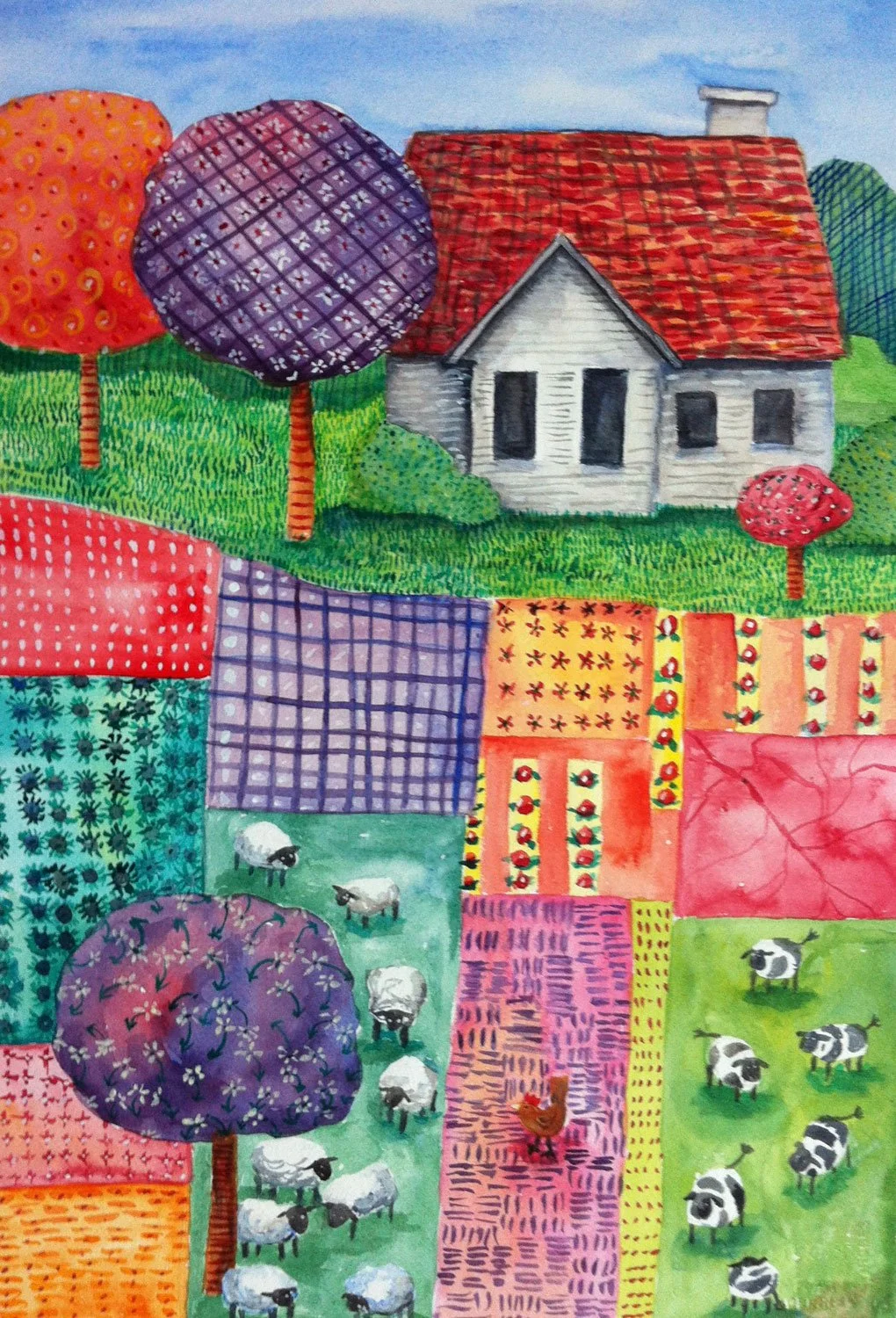 Secret Garden — Original Watercolor