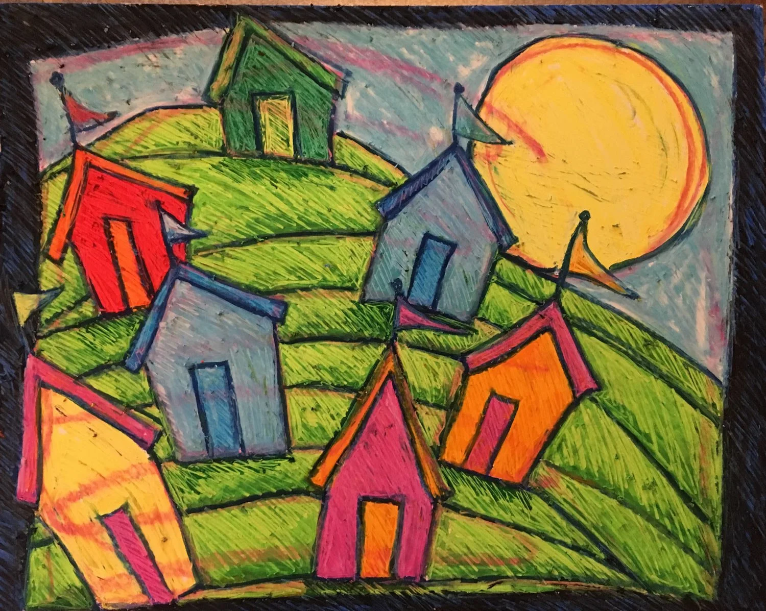Fools on the Hill - 24x18, $250.00