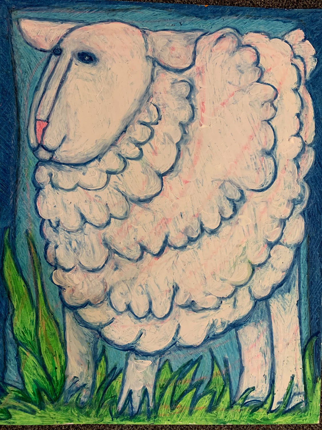 Mary's Little Lamb - 4x5 Cards Available