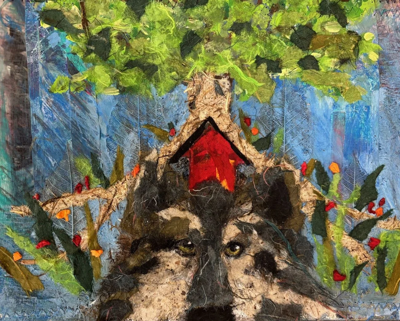 Teacher, Multi-media Original Art