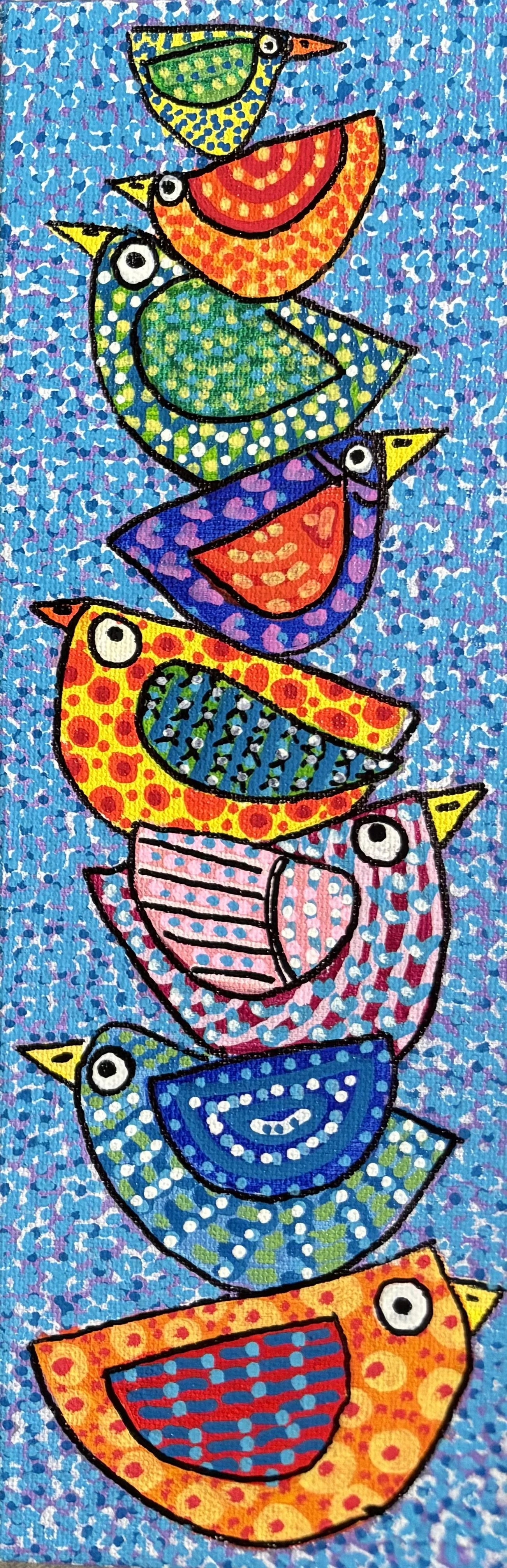 Birds - 12x14, $125.00