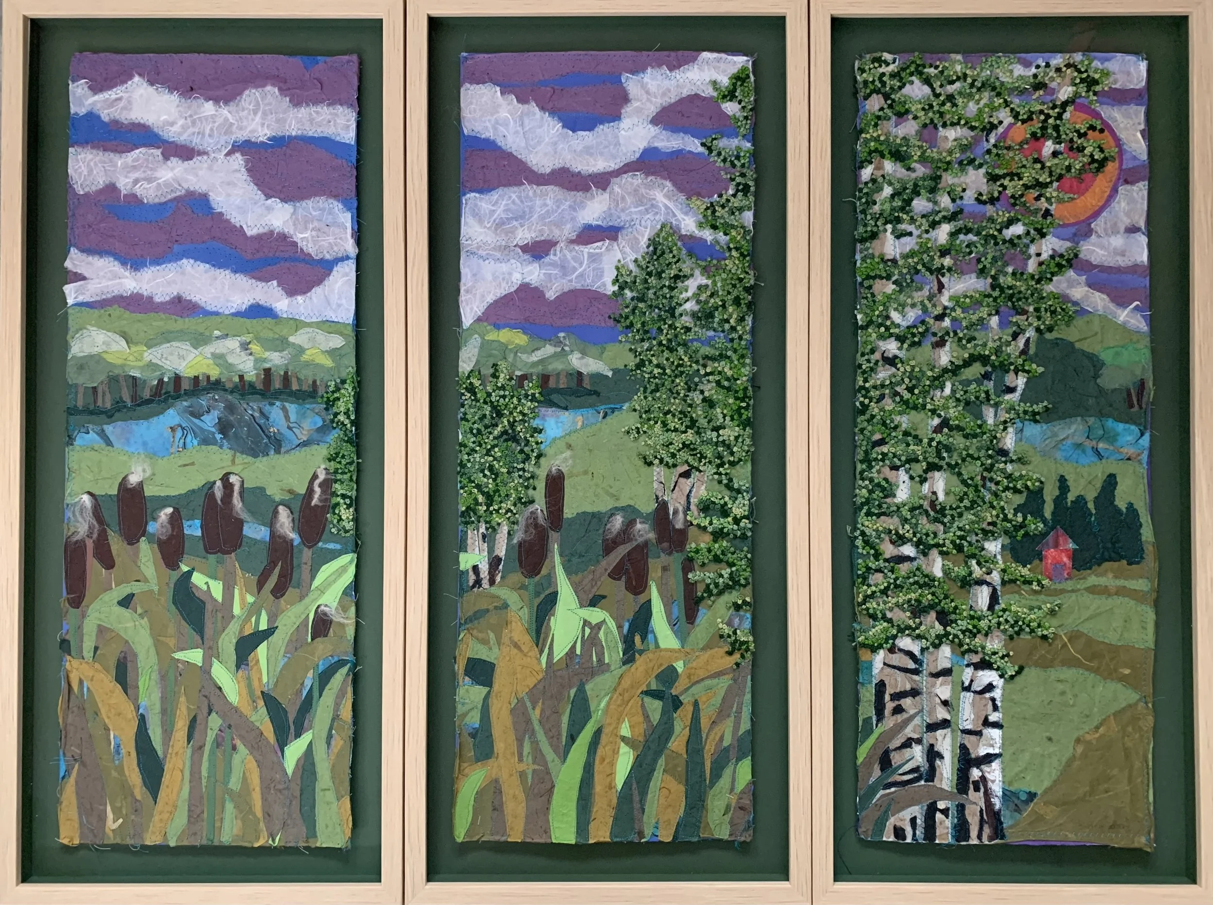 Summer Breeze, Original Mixed Media Art, Barbara H Greenwood