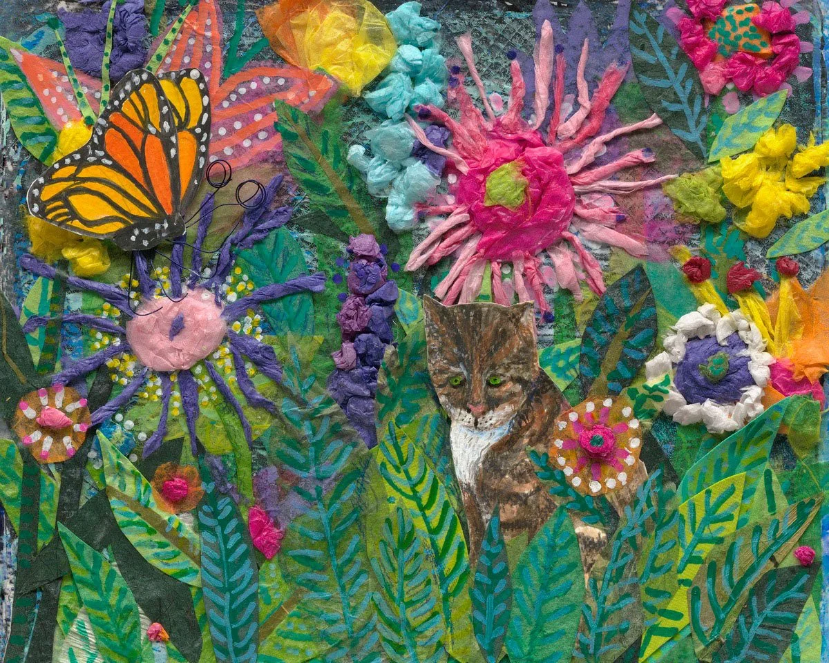 Kit, Mixed Media Art, Barbara H Greenwood