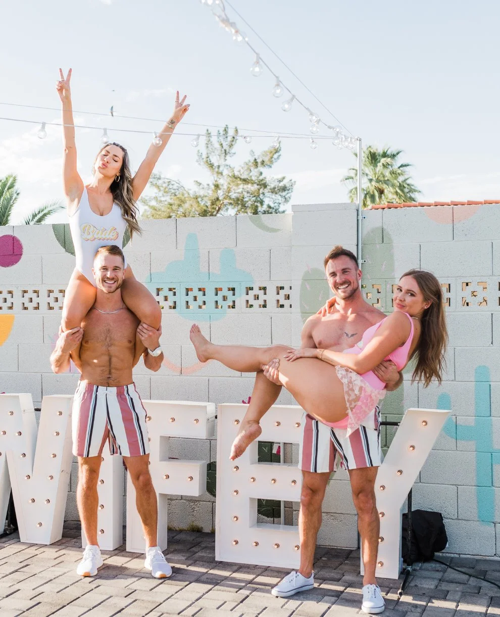 They didn&rsquo;t come to play&mdash;this crew came to celebrate 💍🎉⁠
We love when bachelorette weekends include friends, laughs, and a few surprise poses like this one. Whether you're hyping up the bride or hyping each other, this is the energy we 