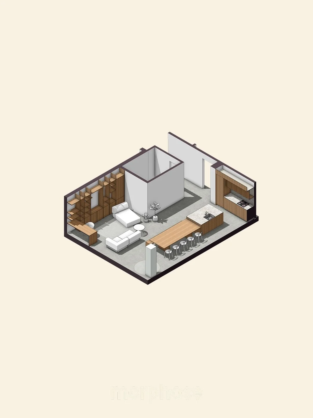 Optimiser avant m&ecirc;me de construire

Optimiser un espace, c'est faire cohabiter intelligemment tout ce qui fait le c&oelig;ur d'un logement. Ici, cuisiner, recevoir, travailler et ranger &eacute;taient les usages &agrave; concilier.

La cuisine,