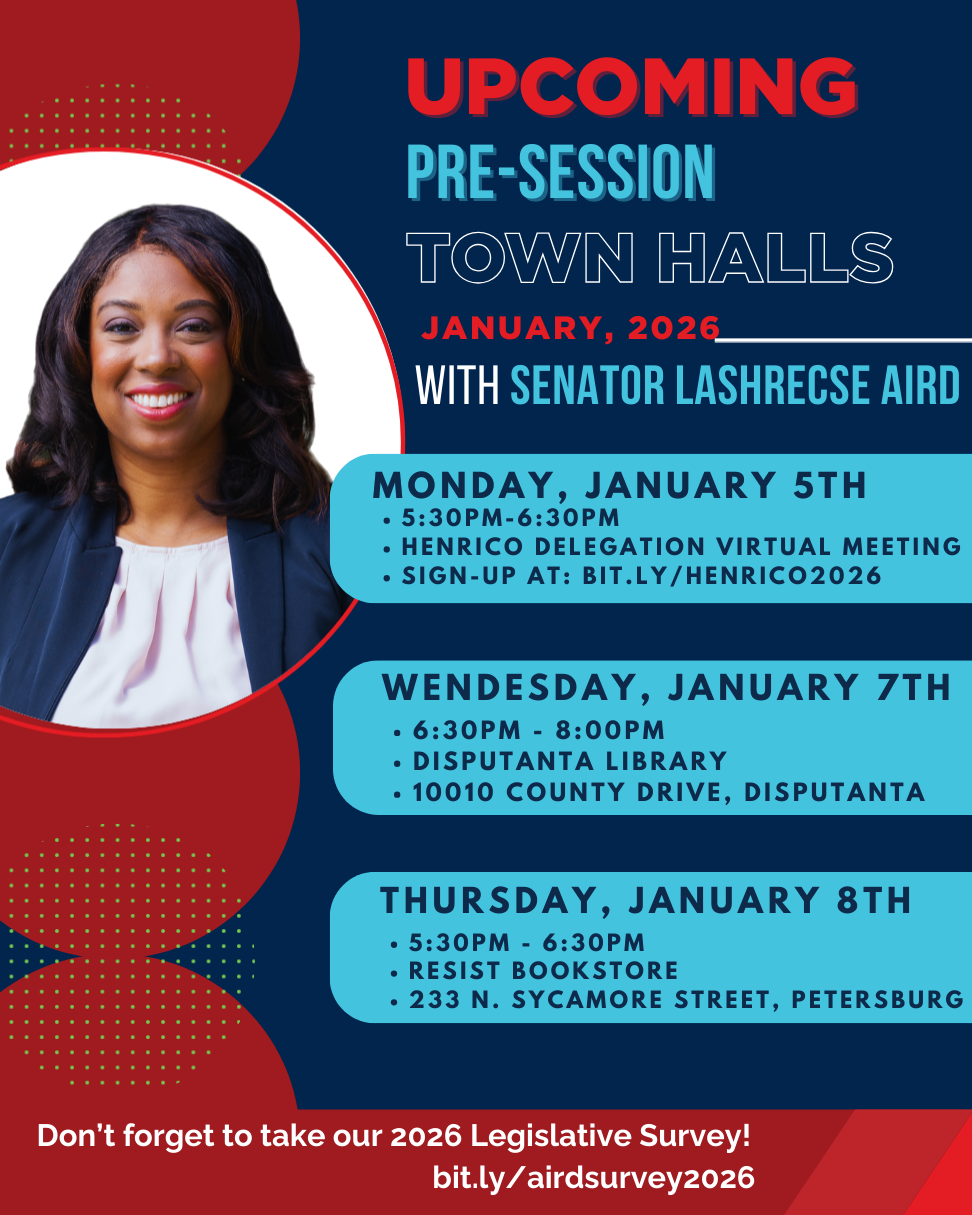 2026 Legislative Survey + Town Halls