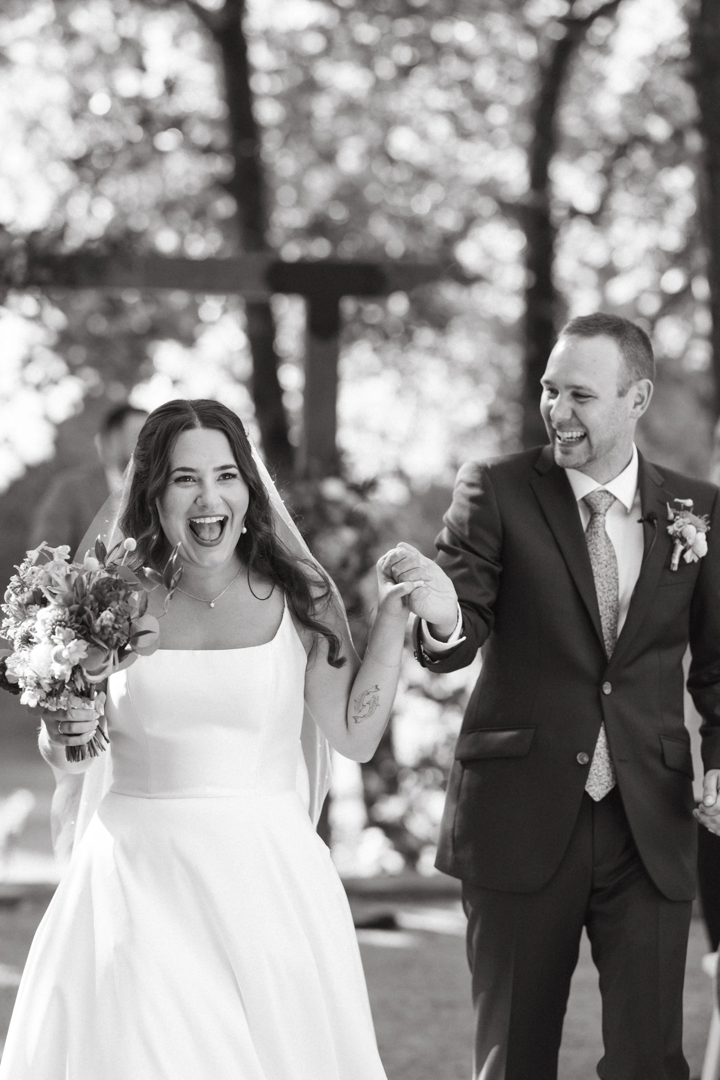 "I’m SO glad Hannah was our wedding photographer!!!! She is incredibly talented and also has such a calming presence to be around and just such a lovely vibe that made us and our guests feel at ease. Hire her!!!!!!!! She is a wonderful human and arti