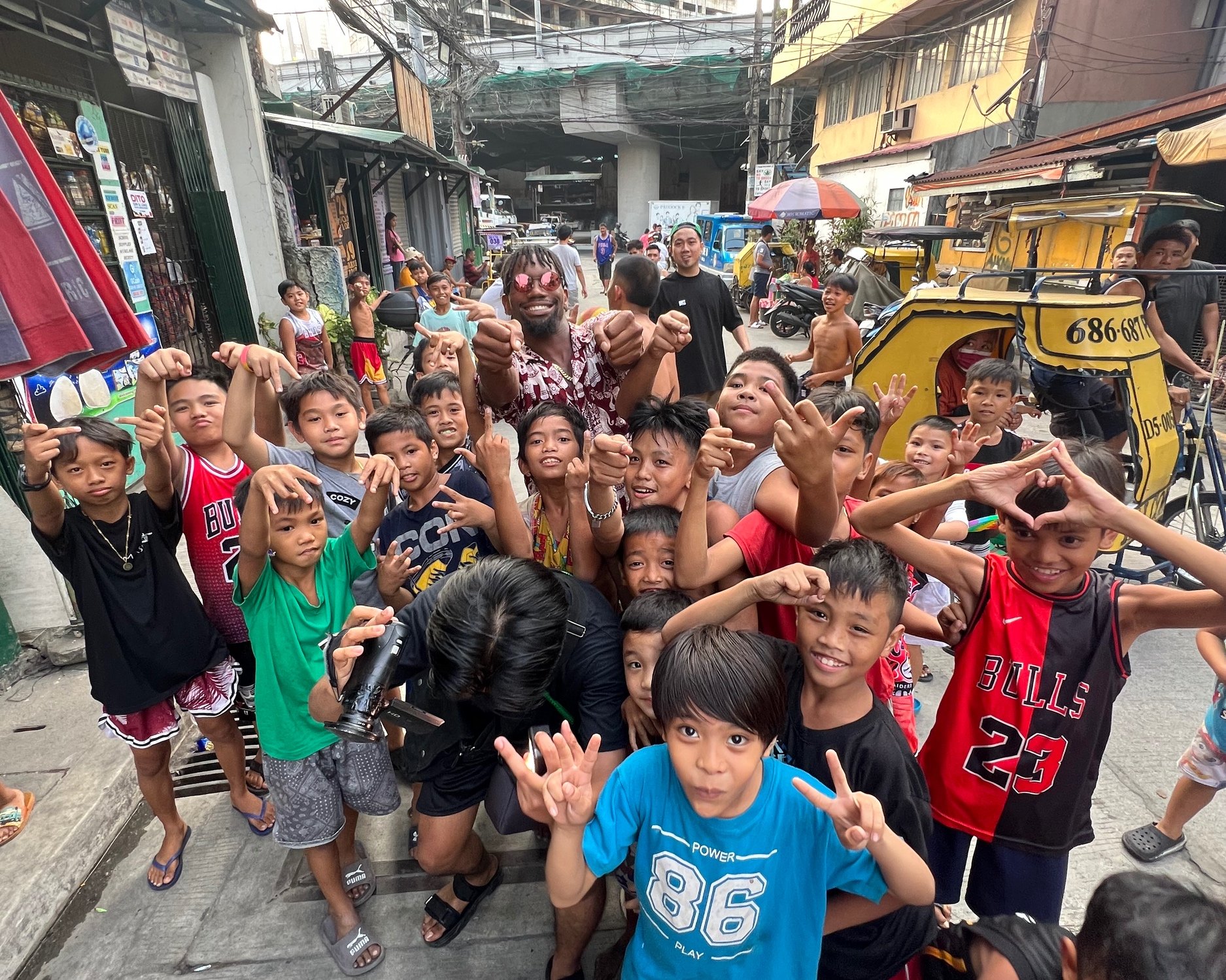 Donald In Manila Philippines with the gang