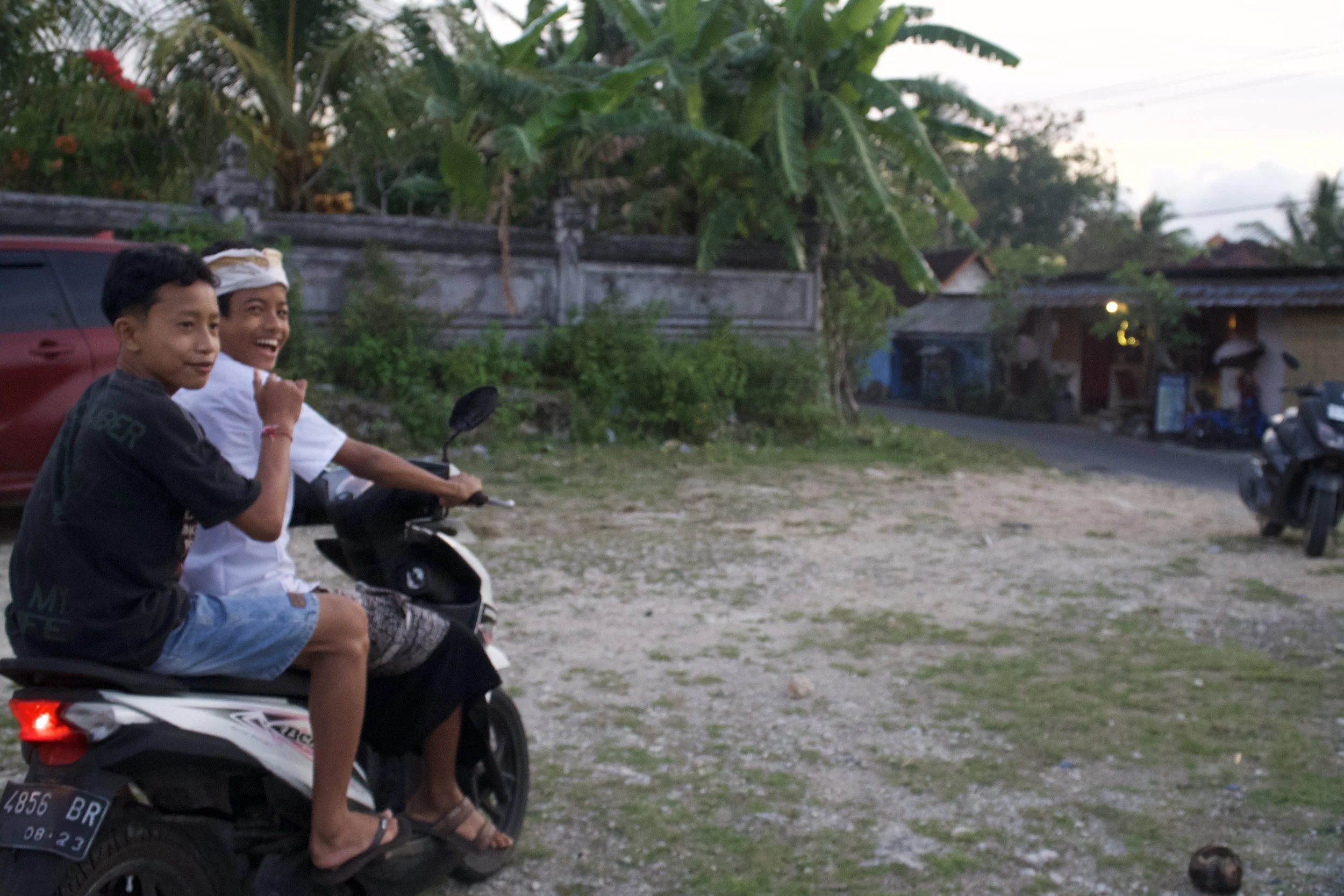 children in the village Indonesia 