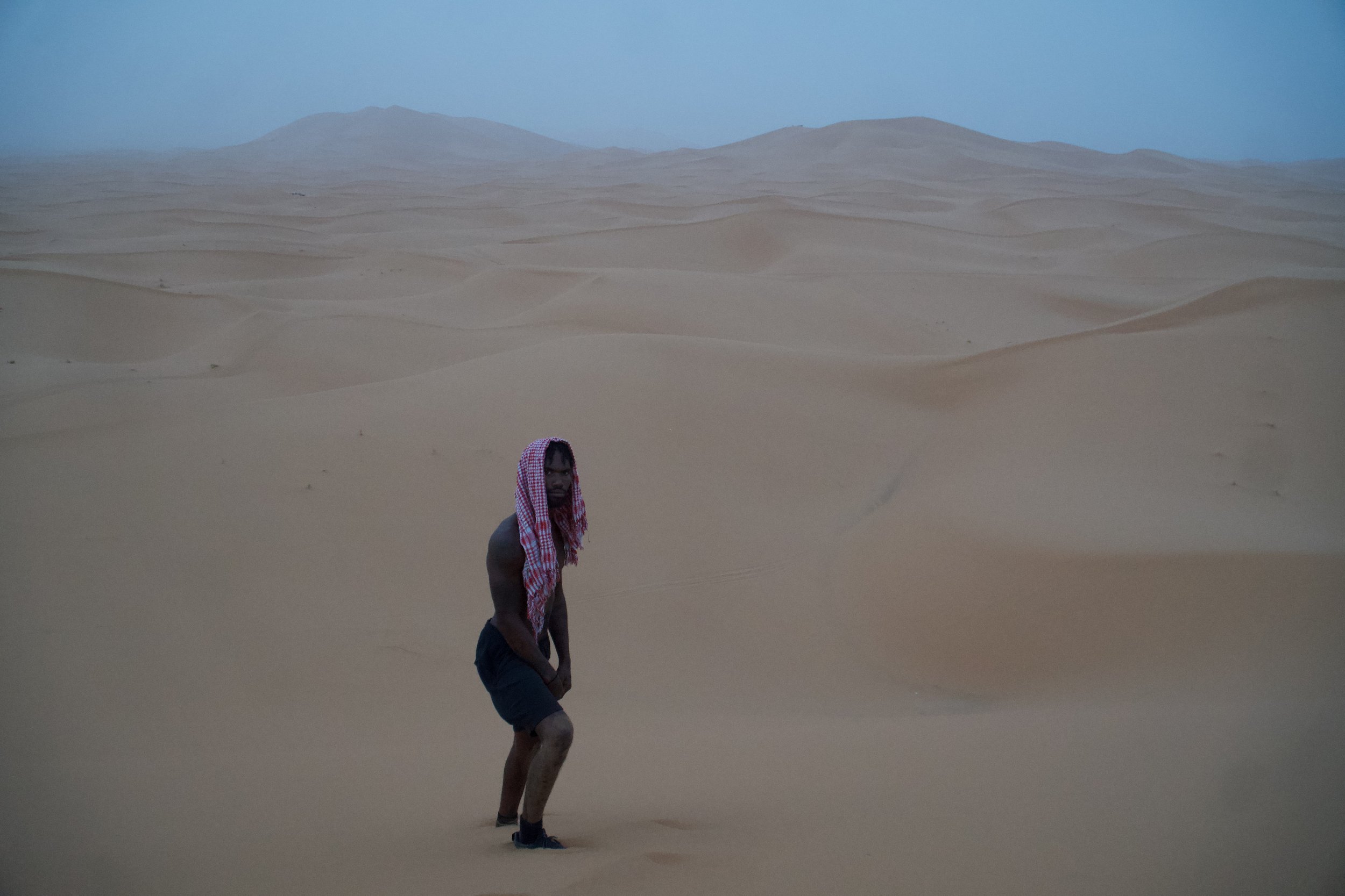 solo trip to the Sahara Desert