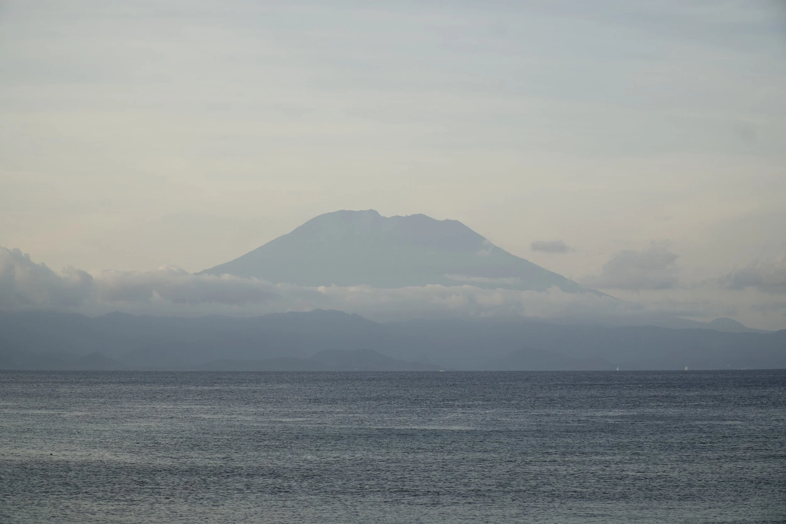 Bali mainland view from airbnb